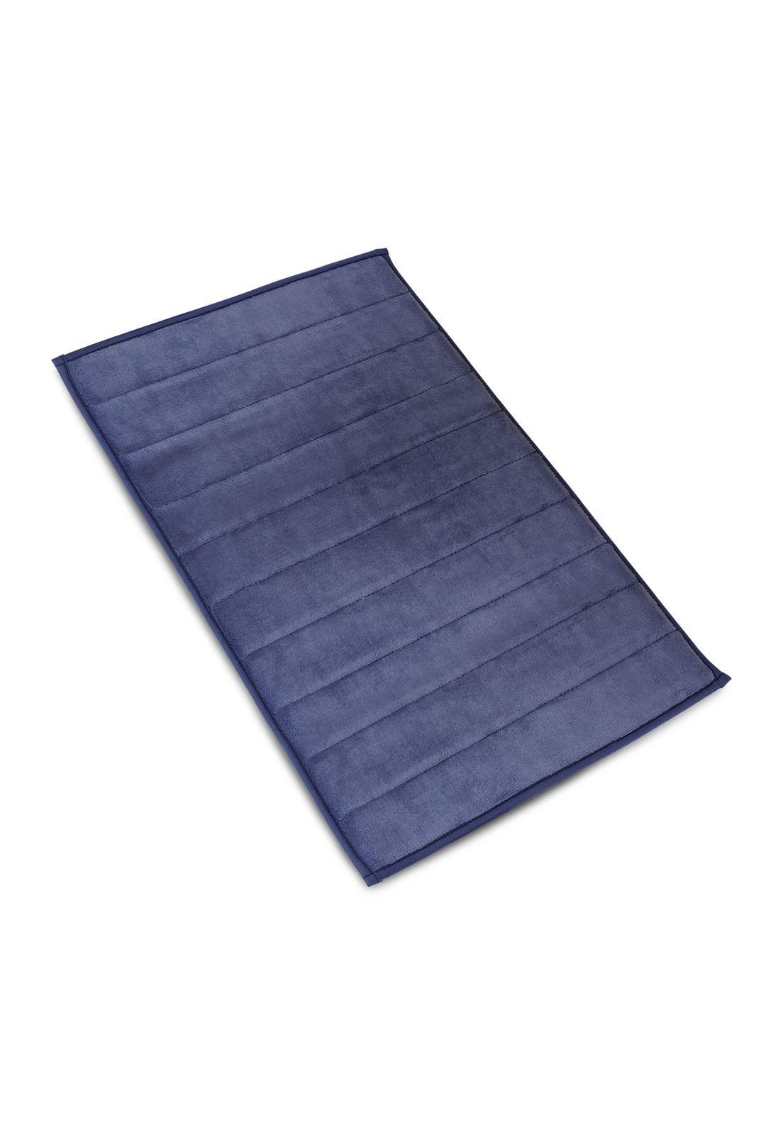 Alfombra de baño Nautica 50x80cm coralina ultra suave azul-4
