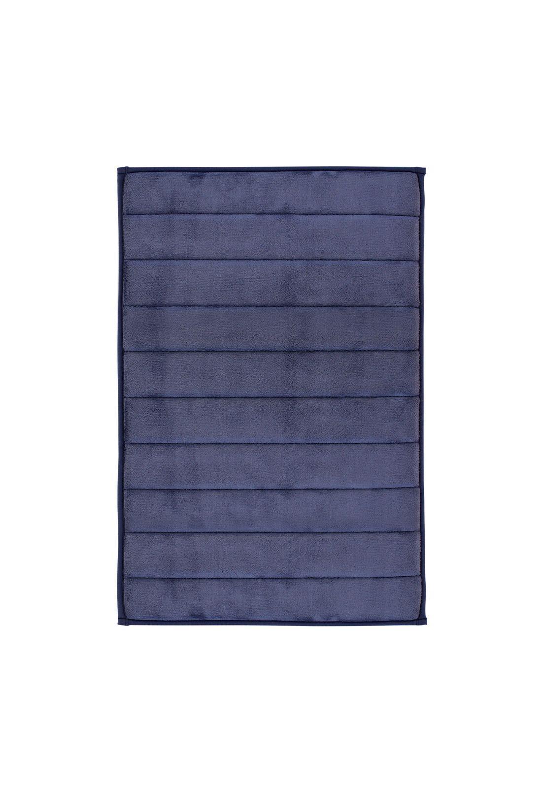 Alfombra de baño Nautica 50x80cm coralina ultra suave azul-5