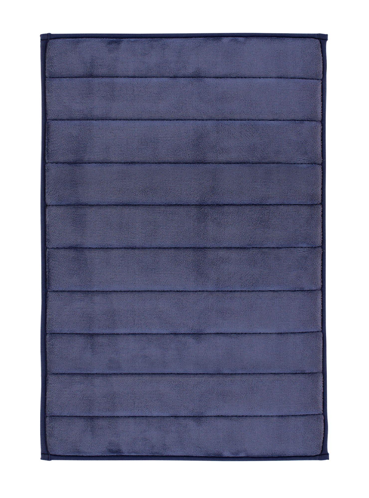 Alfombra de baño Nautica Home 50x80cm coralina ultra suave azul-4