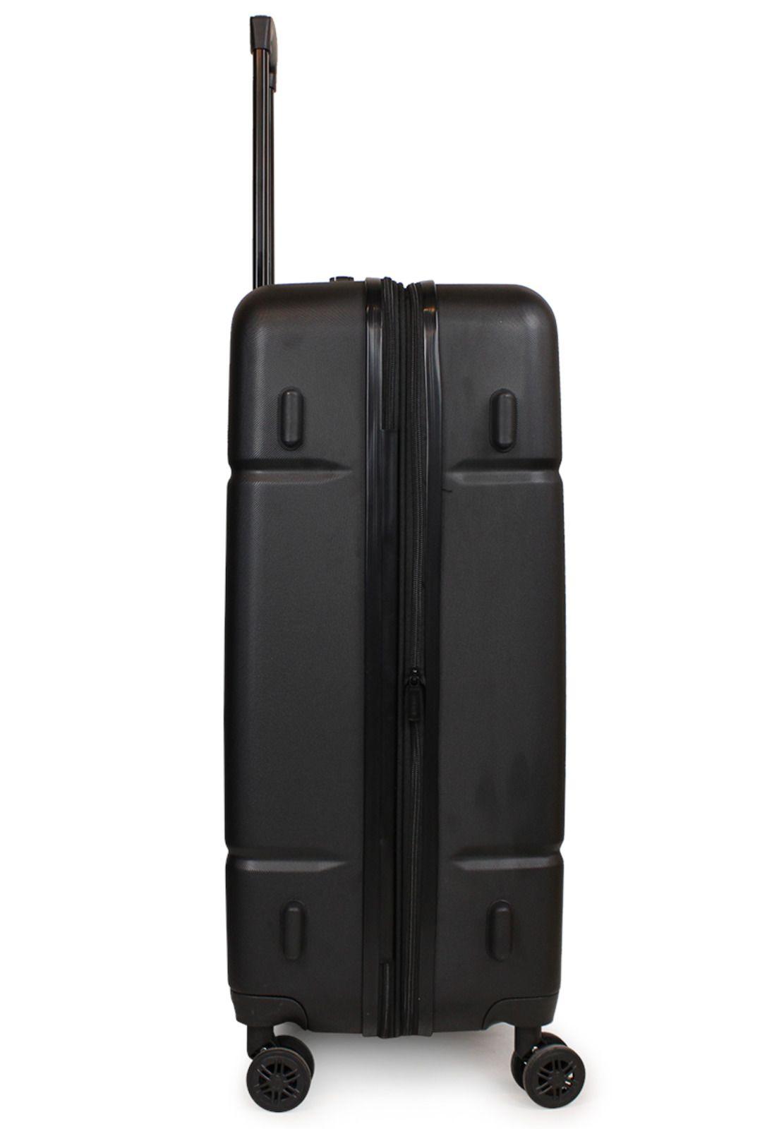 Set 3 Maletas Amsterdam S+M+L + Organizador black Nautica-6
