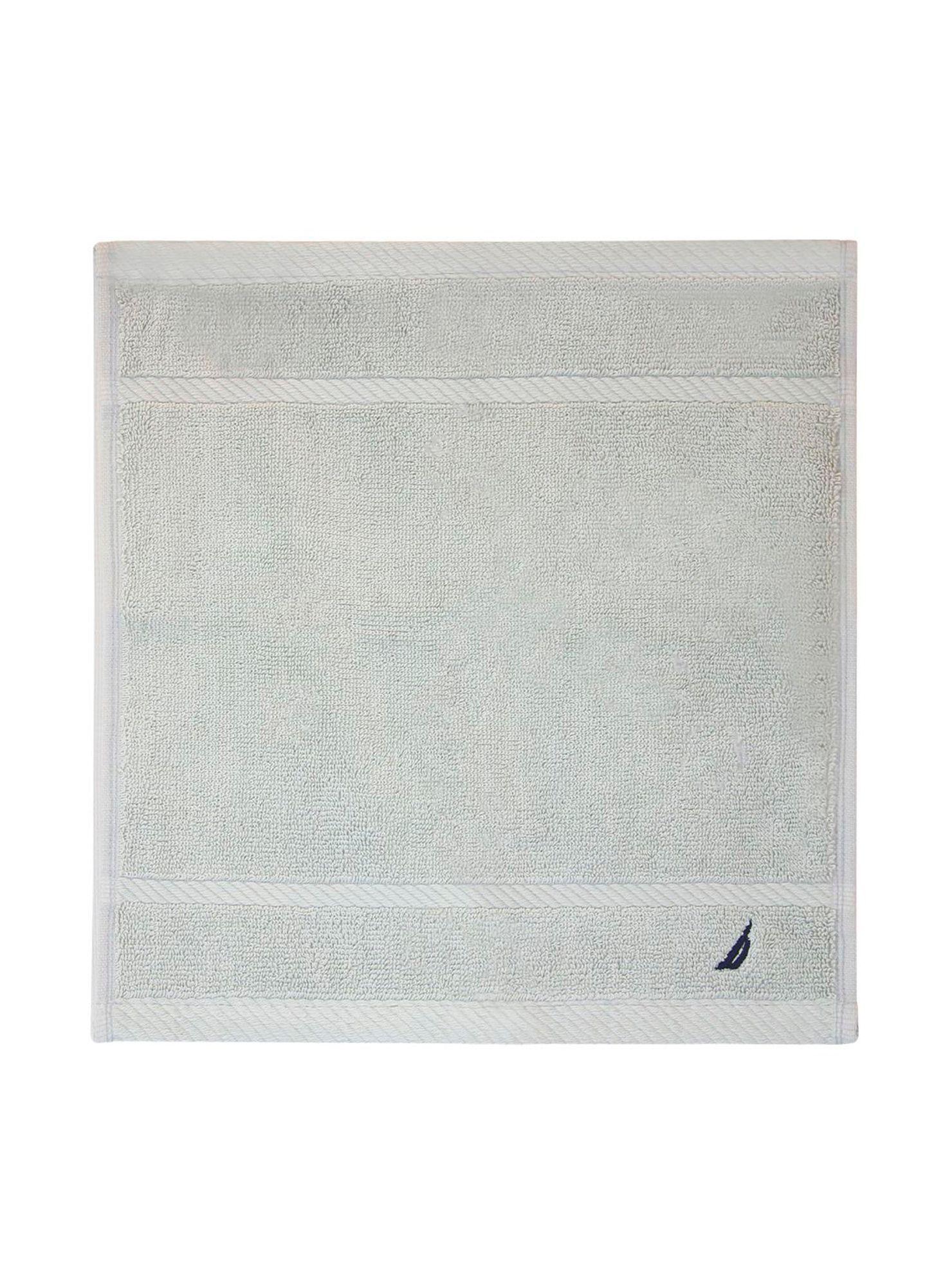 Toalla de cara SIGNATURE Nautica 100% algodón 33x33cm premium gris claro-3