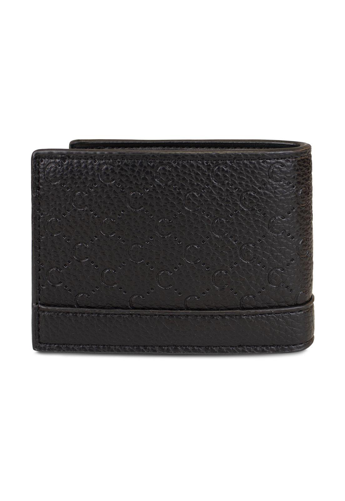 Billetera hombre Lucca negra con monedero Carven Paris-4