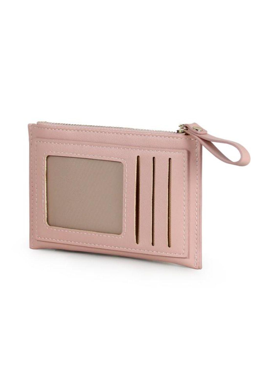 Tarjetero mujer Alanna rosa Carven-1