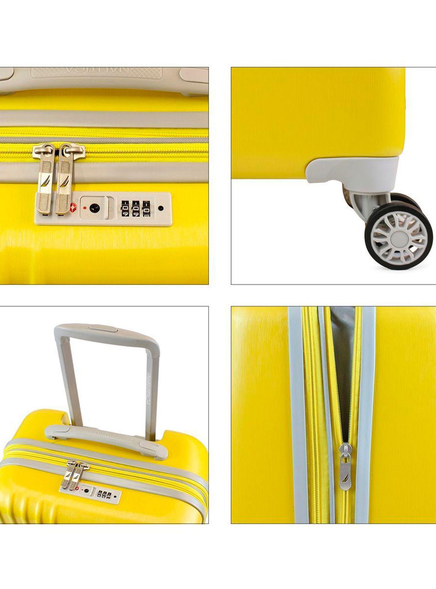 Pack 2 maletas S+L Nautica Summer 10k y 23k amarillo-2