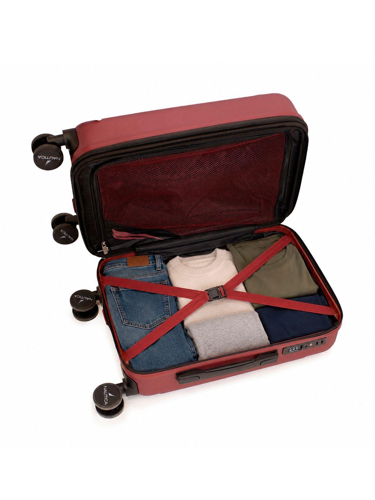 Maleta de cabina Nautica Crown S 10kg burdeo-5