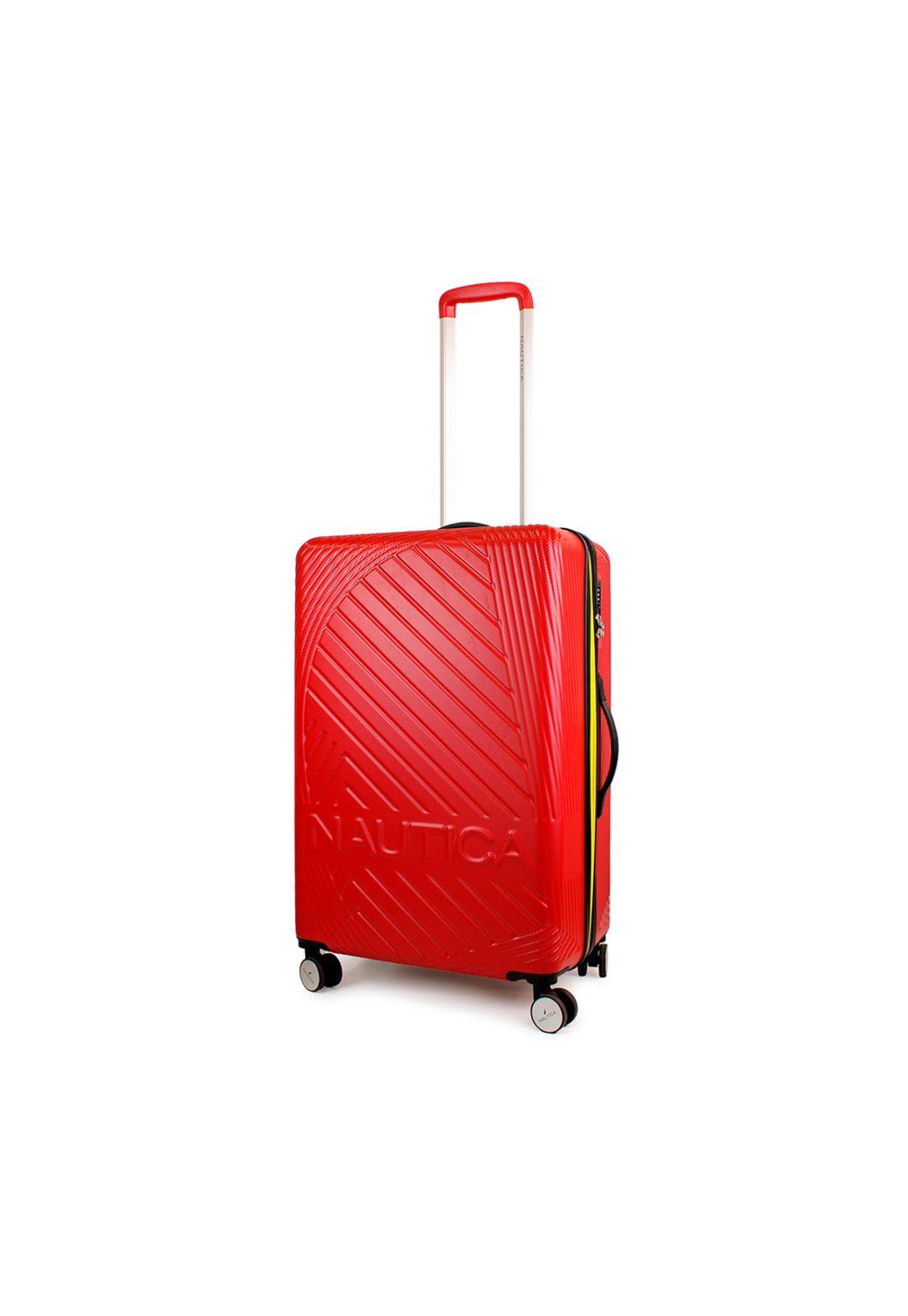 Pack 2 maletas Nautica S+M Bahamas 10kg y 20kg roja-2