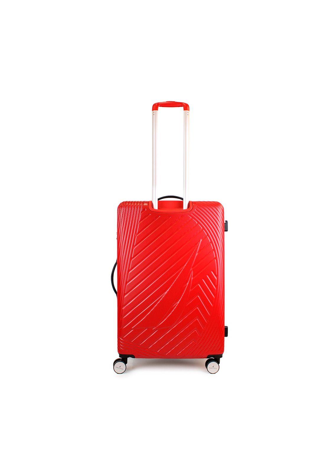 Pack 2 maletas Nautica S+M Bahamas 10kg y 20kg roja-5