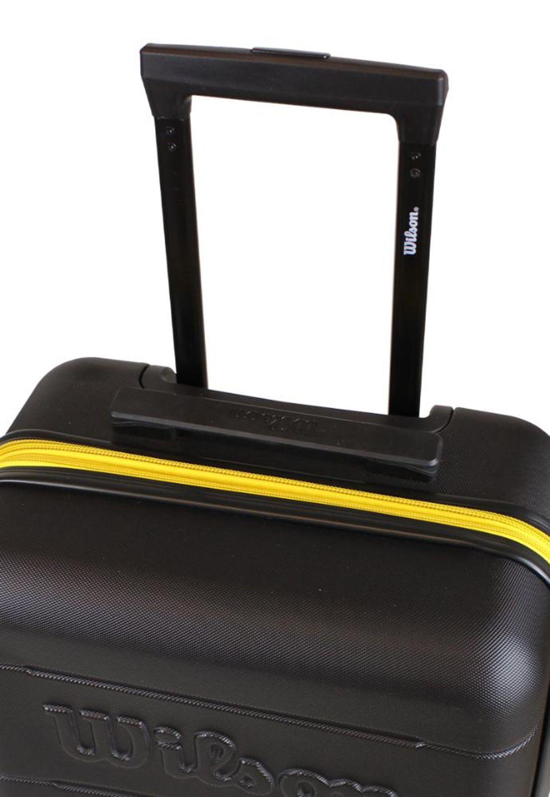 Maleta Madison negra-amarillo L grande 23kg  Wilson-3