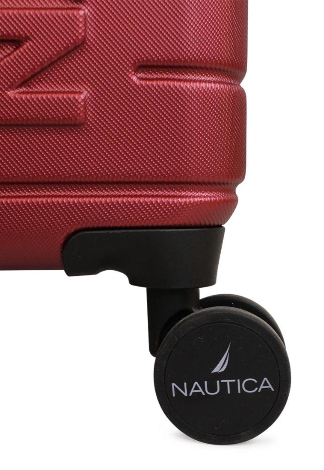Pack 2 maletas M+L Argo burdeo Nautica-2