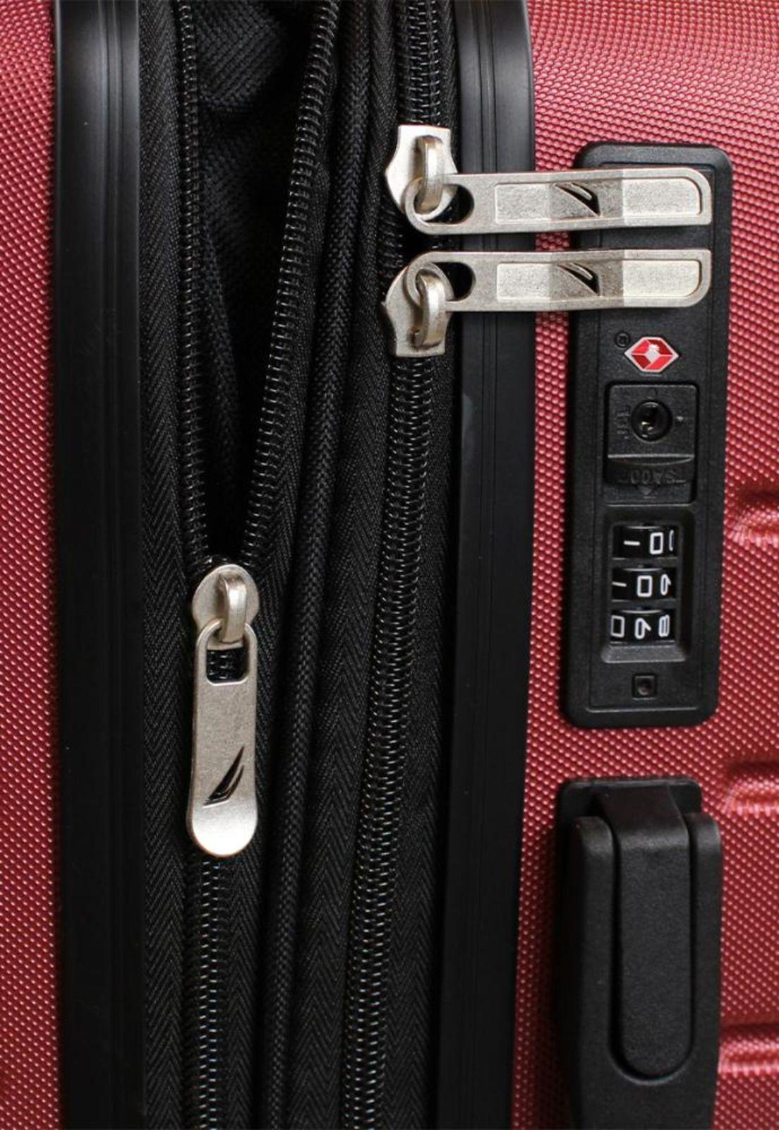 Pack 2 maletas M+L Argo burdeo Nautica-4