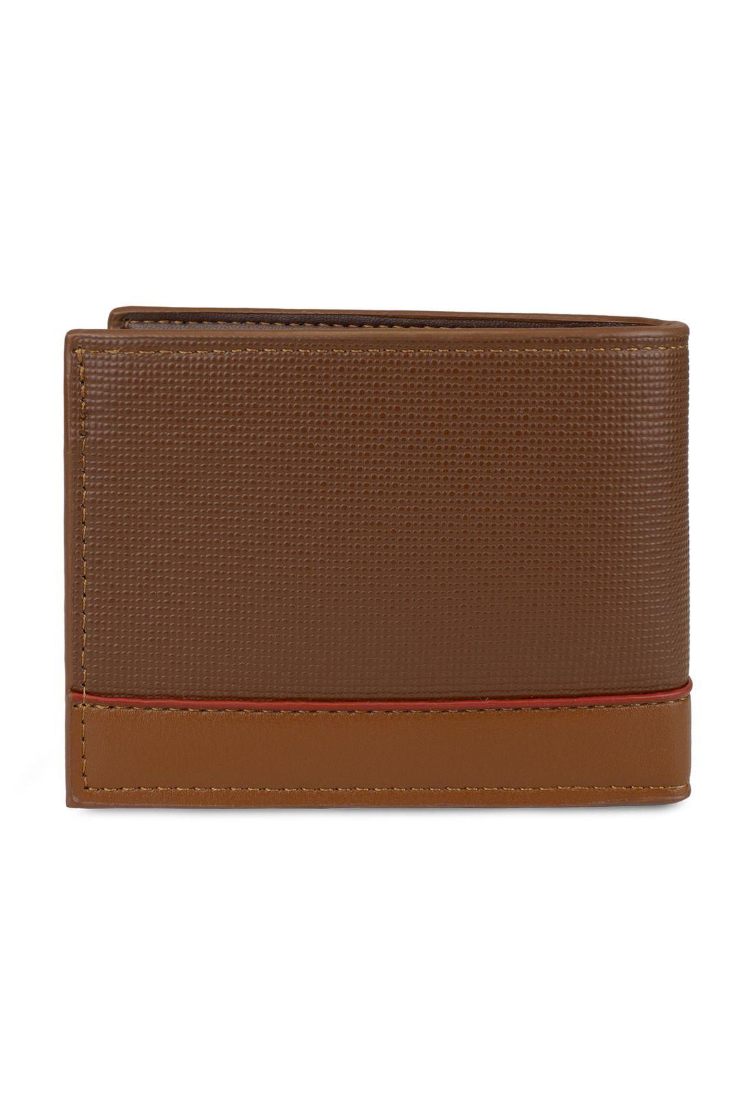 Billetera hombre Gino café con monedero Carven Paris-4
