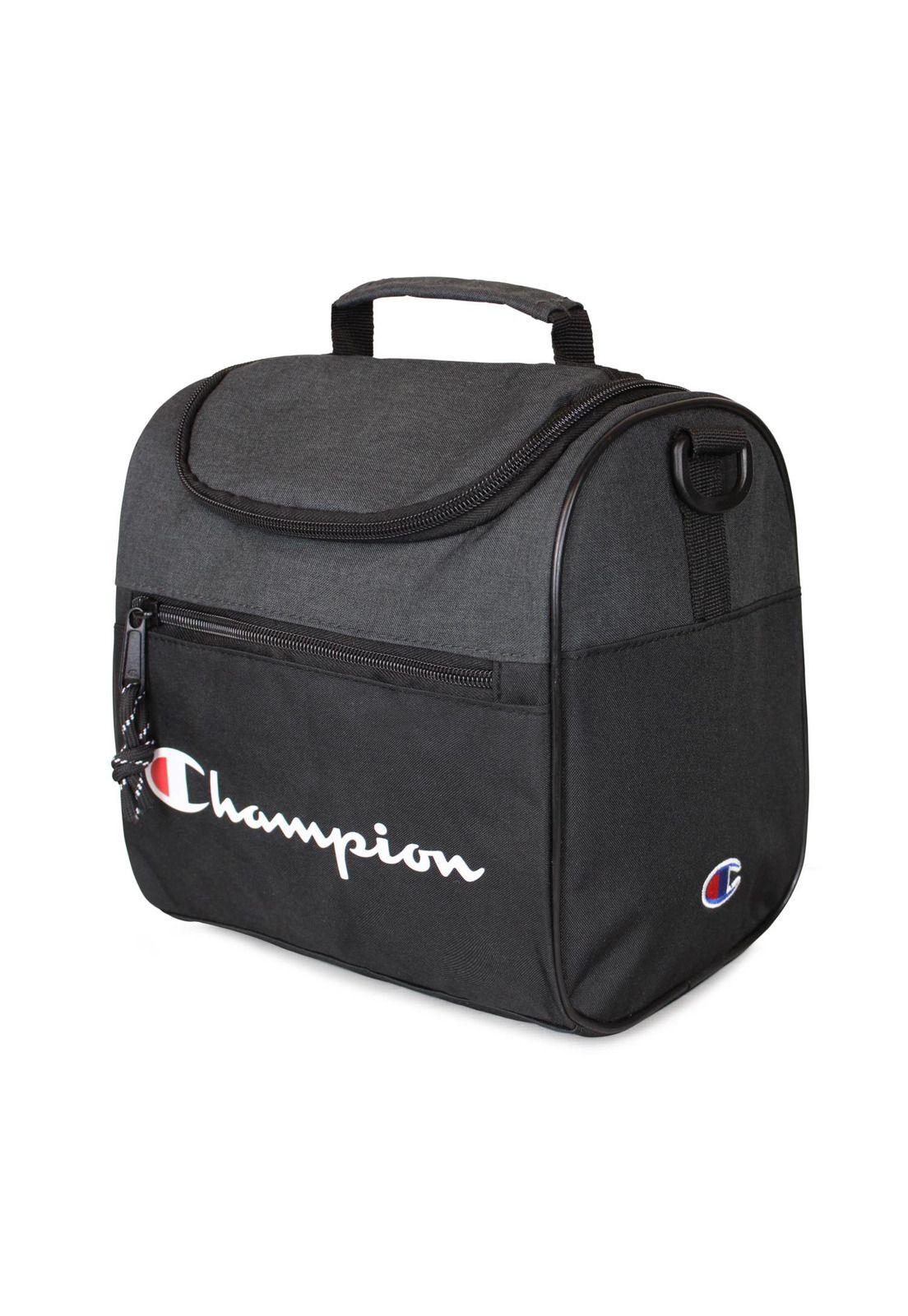 Pack Champion bolso Brooklyn + Lonchera Oxford negra-4
