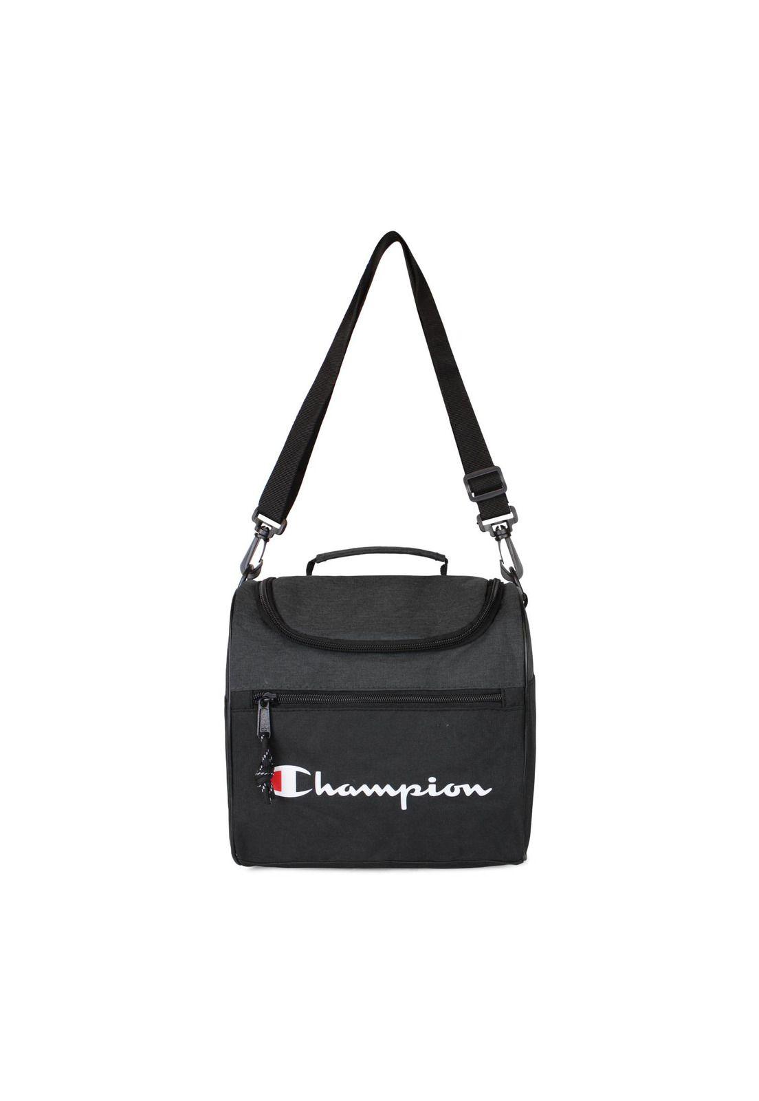 Pack Champion bolso Brooklyn + Lonchera Oxford negra-6