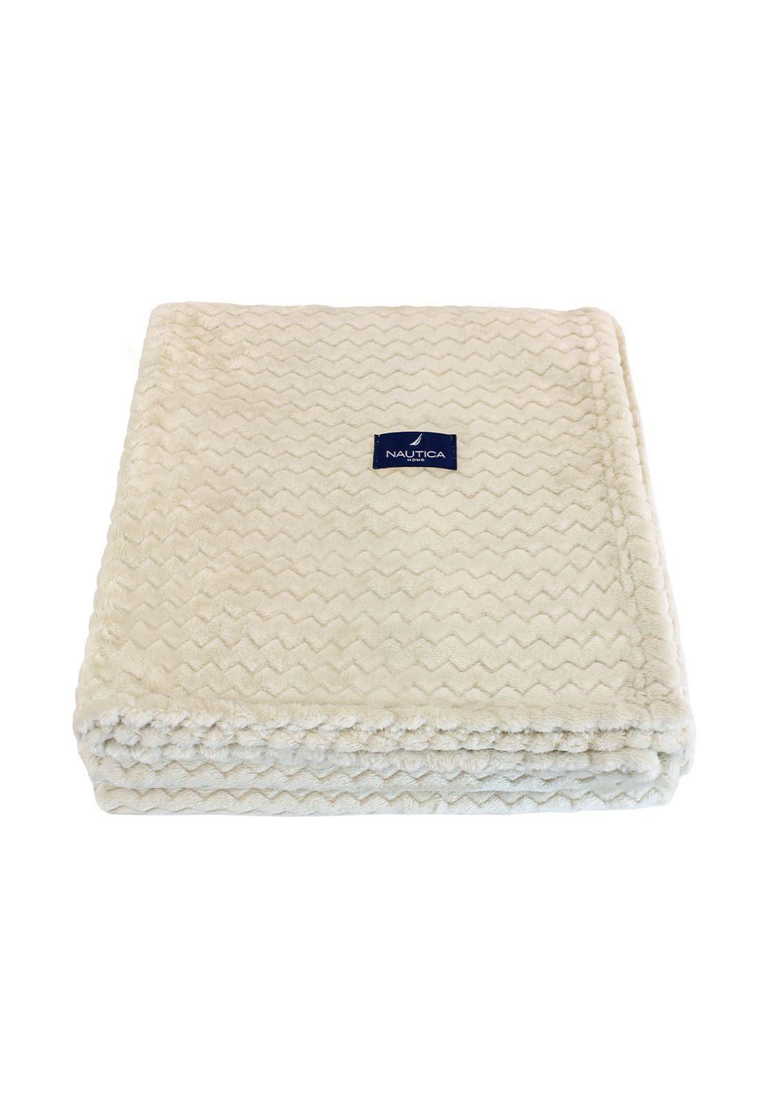 Manta de Cama Nautica Home Jacquard Franela suave 127x178cm-2