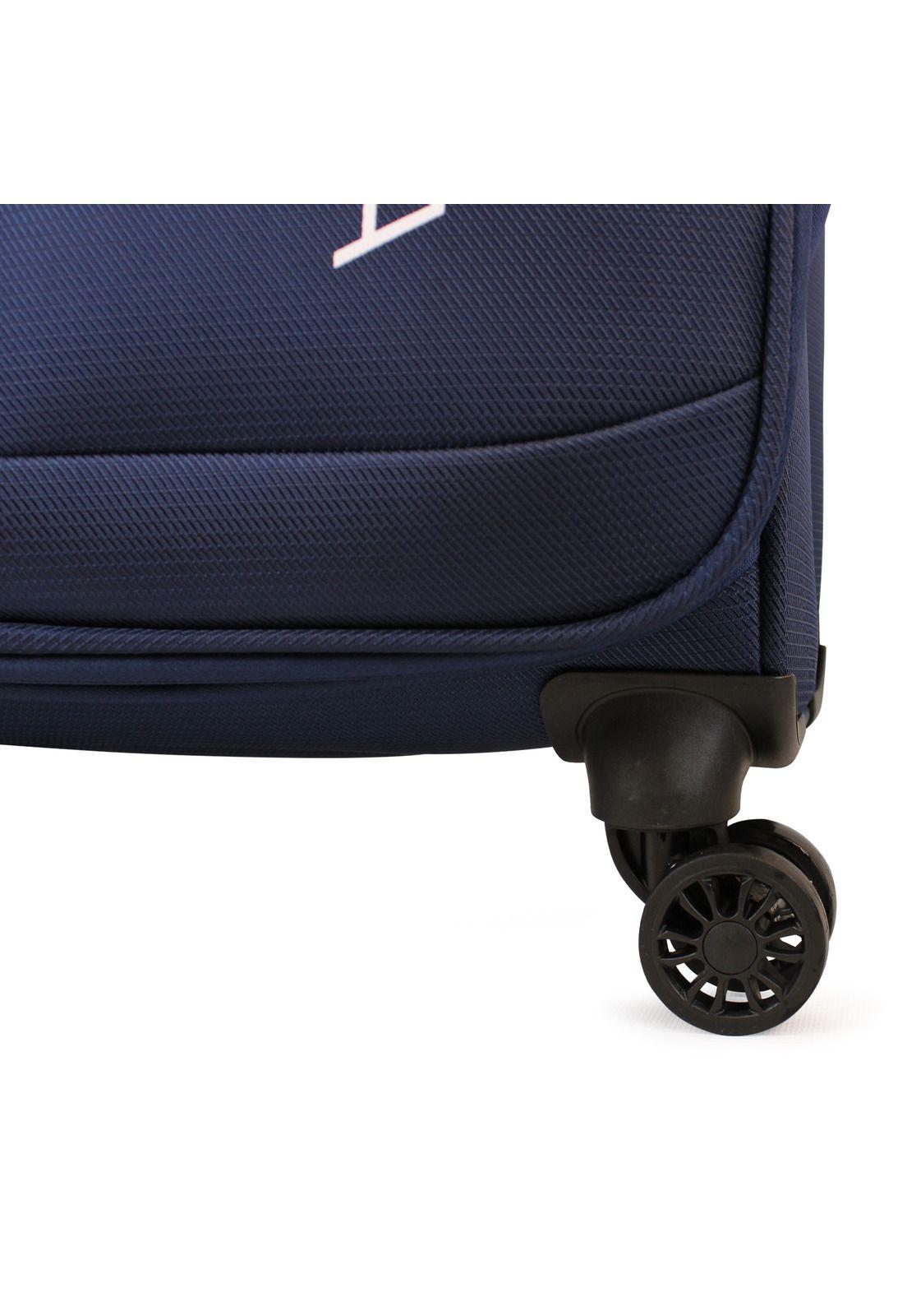 Maleta blanda de tela grande Náutica Valencia L 23kg azul-4