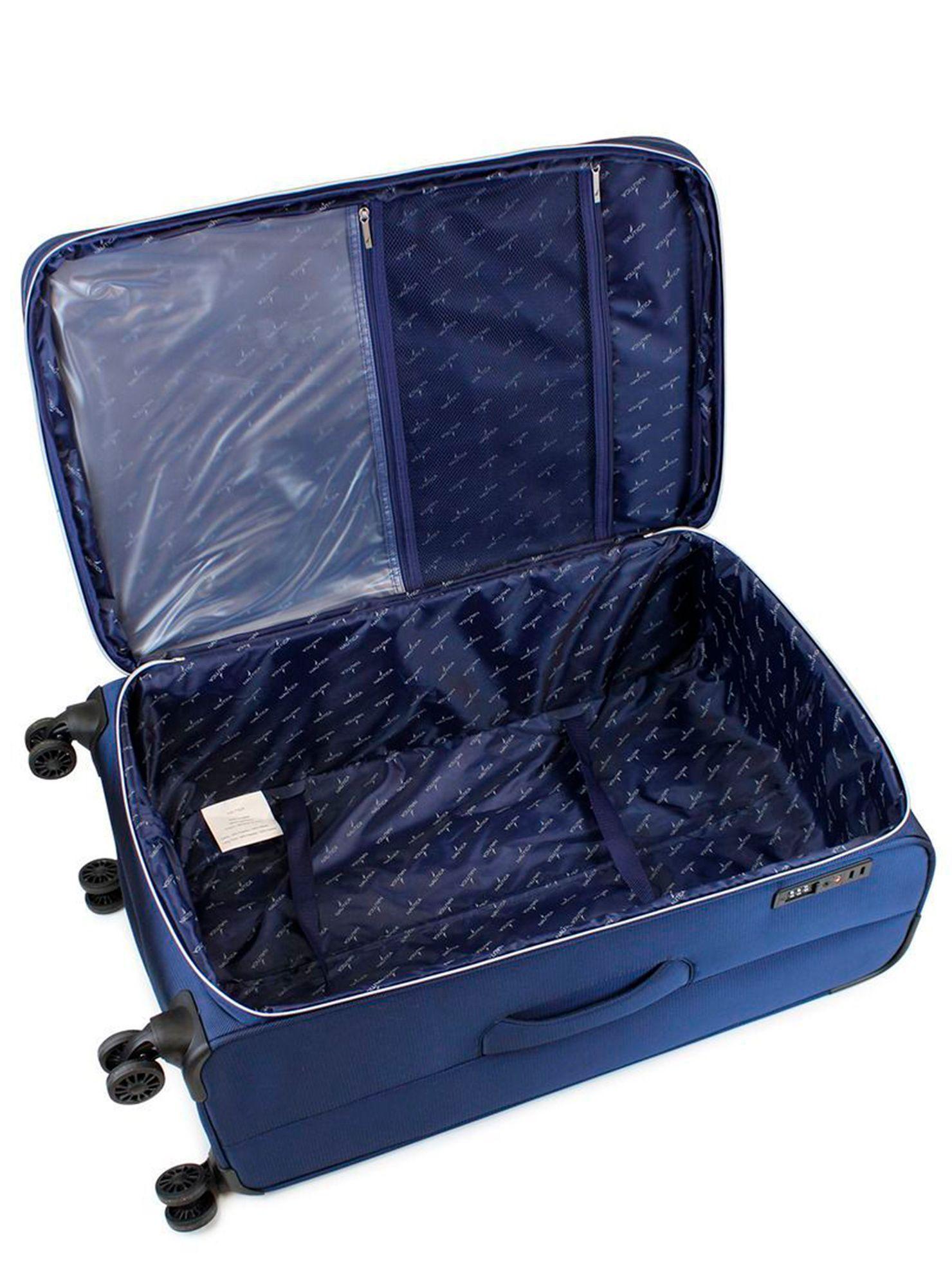Maleta blanda de tela grande Náutica Valencia L 23kg azul-1