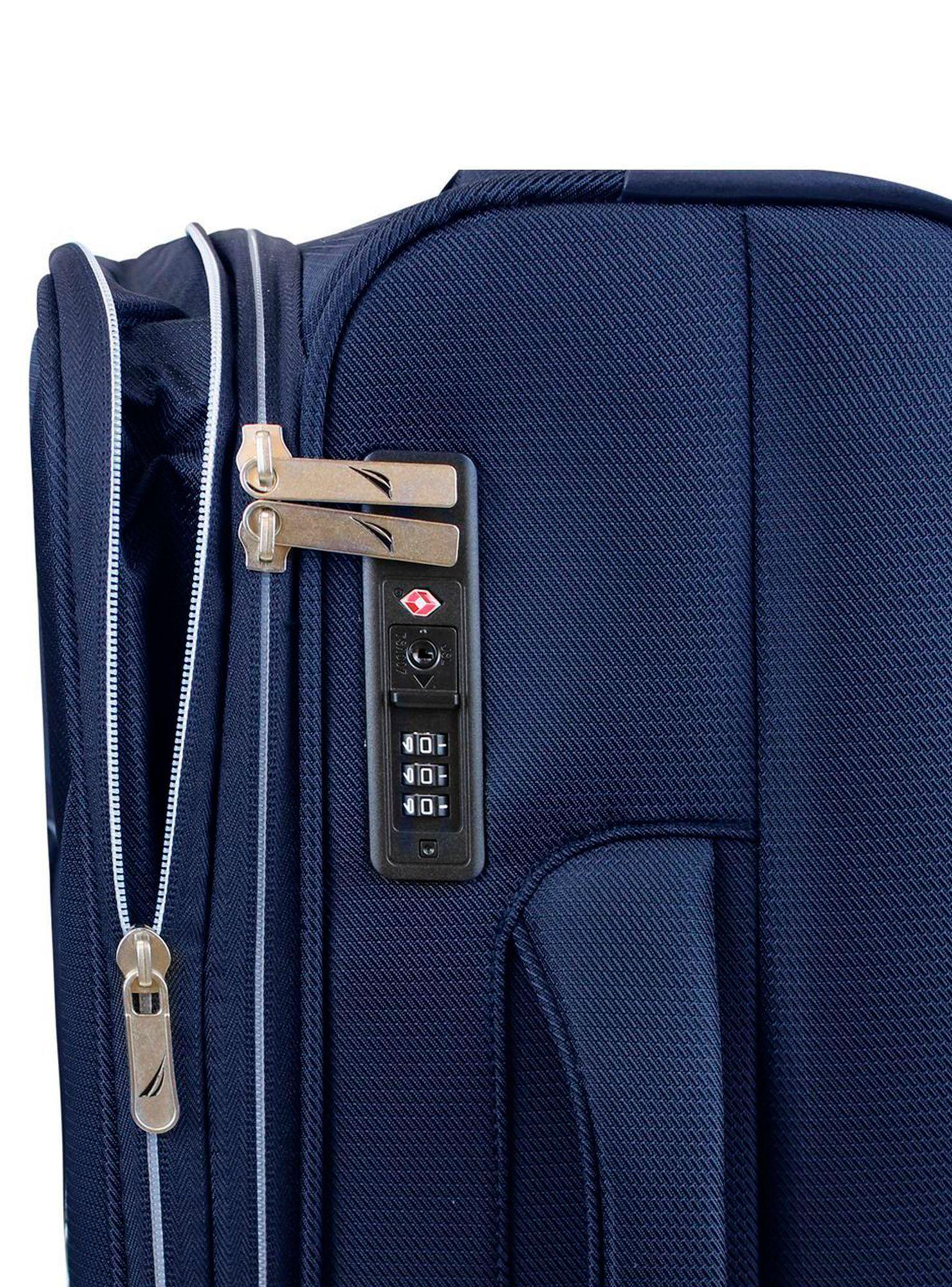 Maleta blanda de tela grande Náutica Valencia L 23kg azul-3