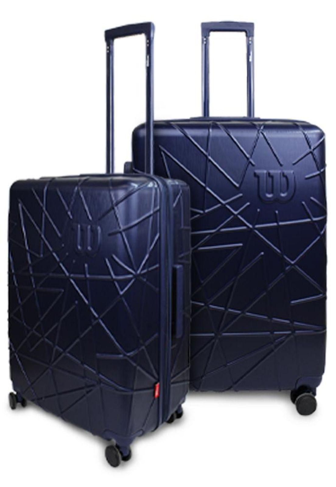 Pack 2 Maletas de viaje M+L East Coast azul Wilson-0