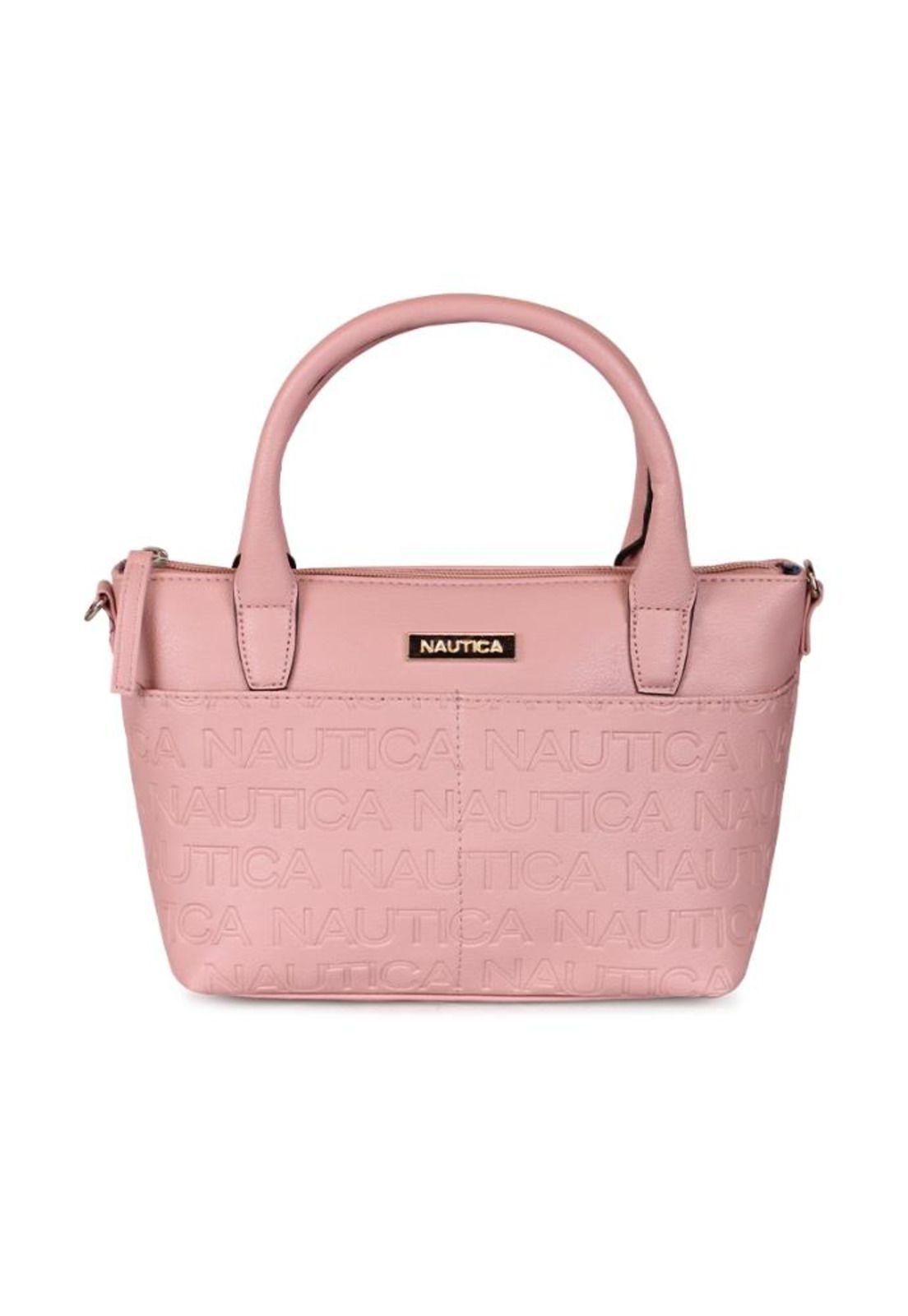 Bolso tipo Cartera Delray rosado Nautica-0