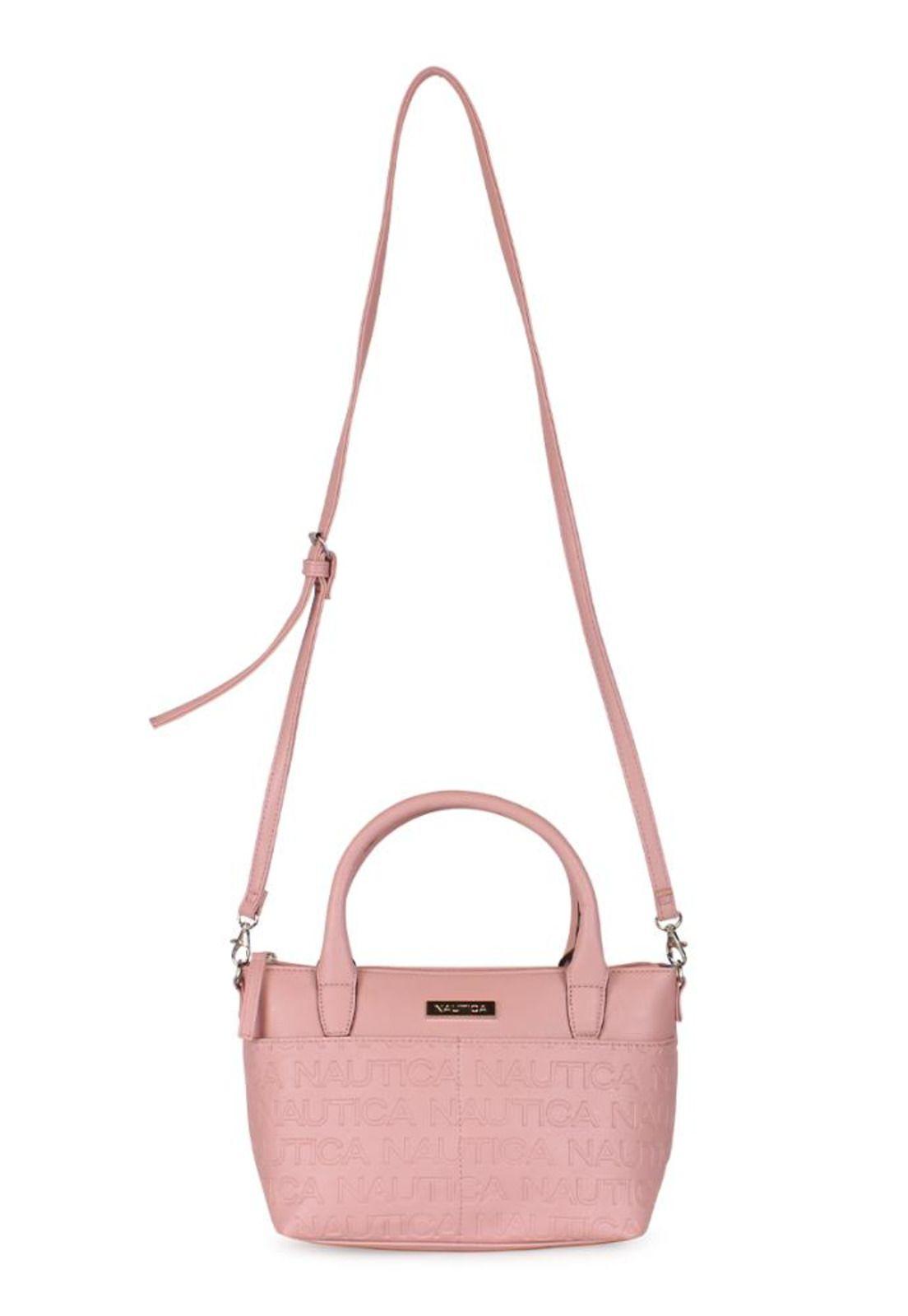 Bolso tipo Cartera Delray rosado Nautica-1