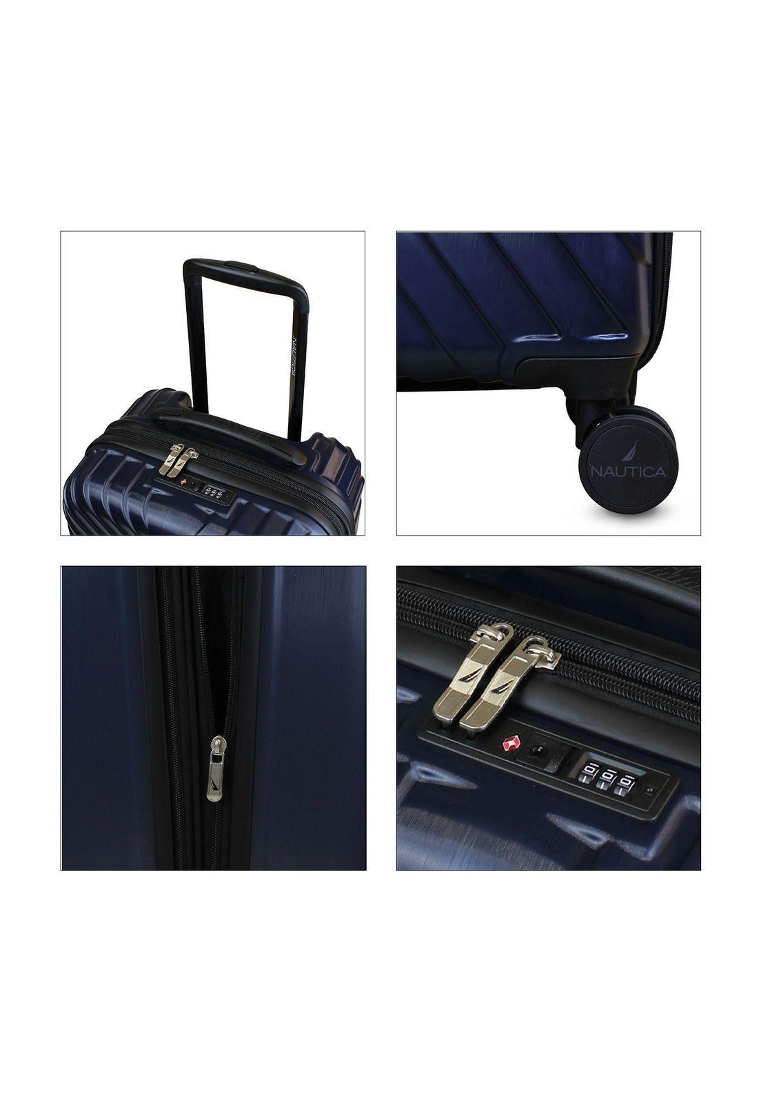 Set de 3 maletas S+M+L Nautica San Blas  azul-2