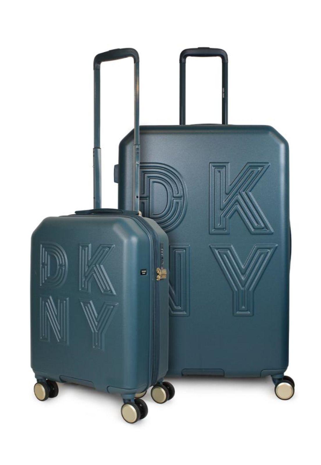 Pack 2 Maletas Donna Karan Lucerna S 10kg + L 23kg azul DKNY-0