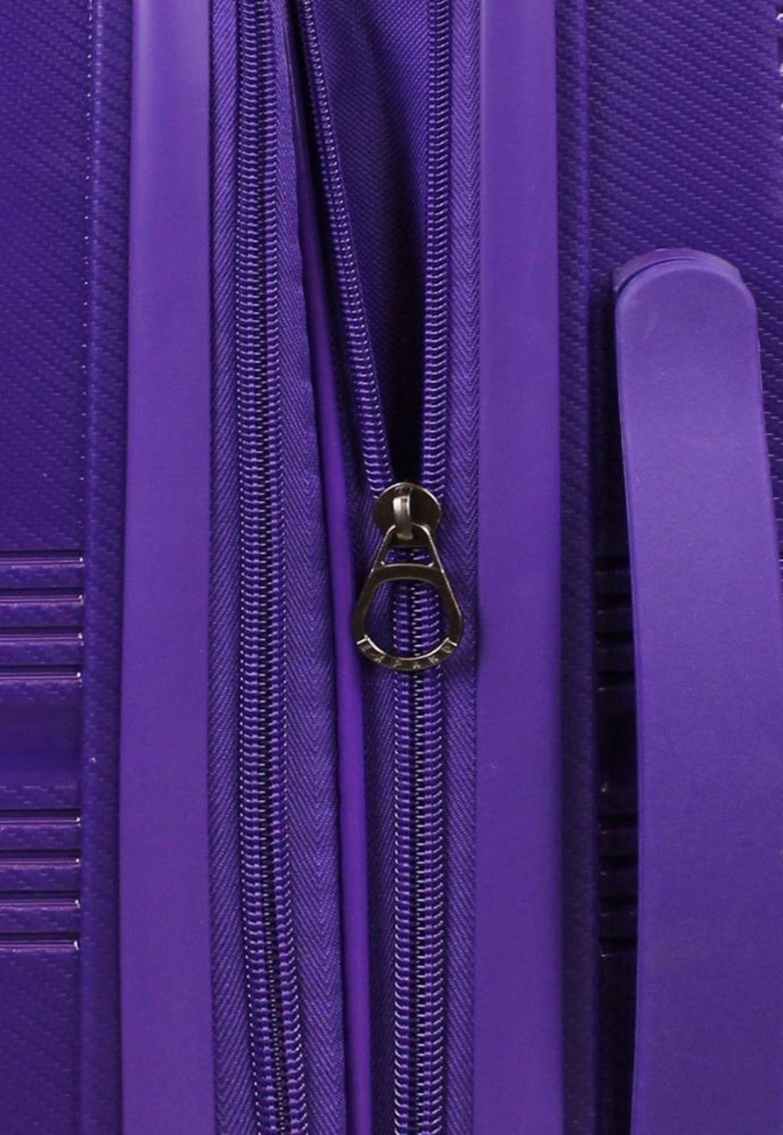 Maleta de cabina con usb CHIC púrpura F la Maleta de Chile-3