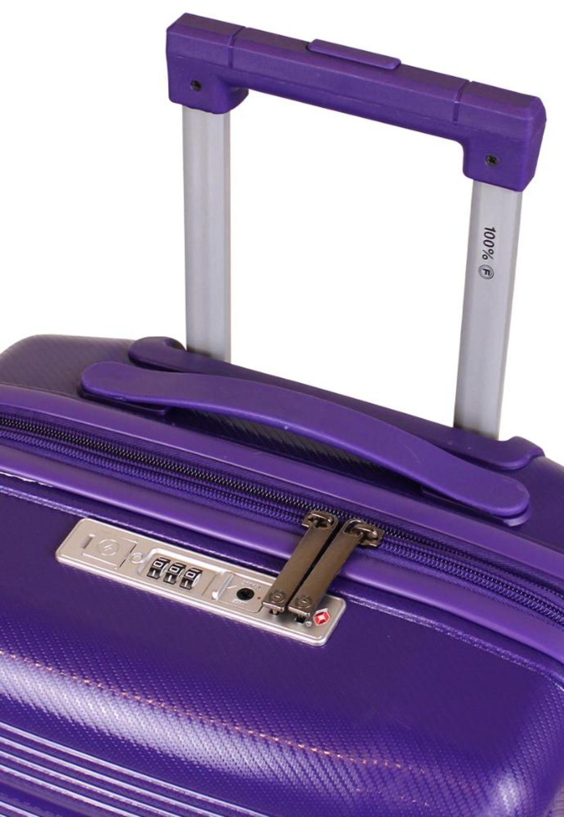 Maleta de cabina con usb CHIC púrpura F la Maleta de Chile-4