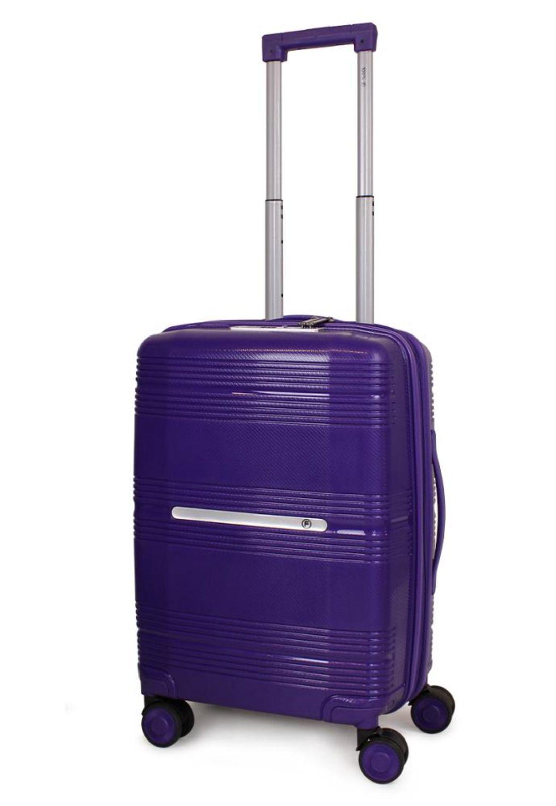 Maleta de cabina con usb CHIC púrpura F la Maleta de Chile-8