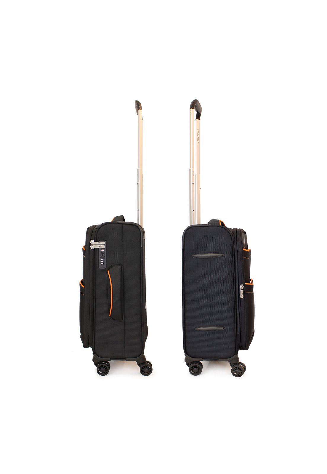 Maleta de tela S de cabina Nautica Lisboa 10kg negra-6