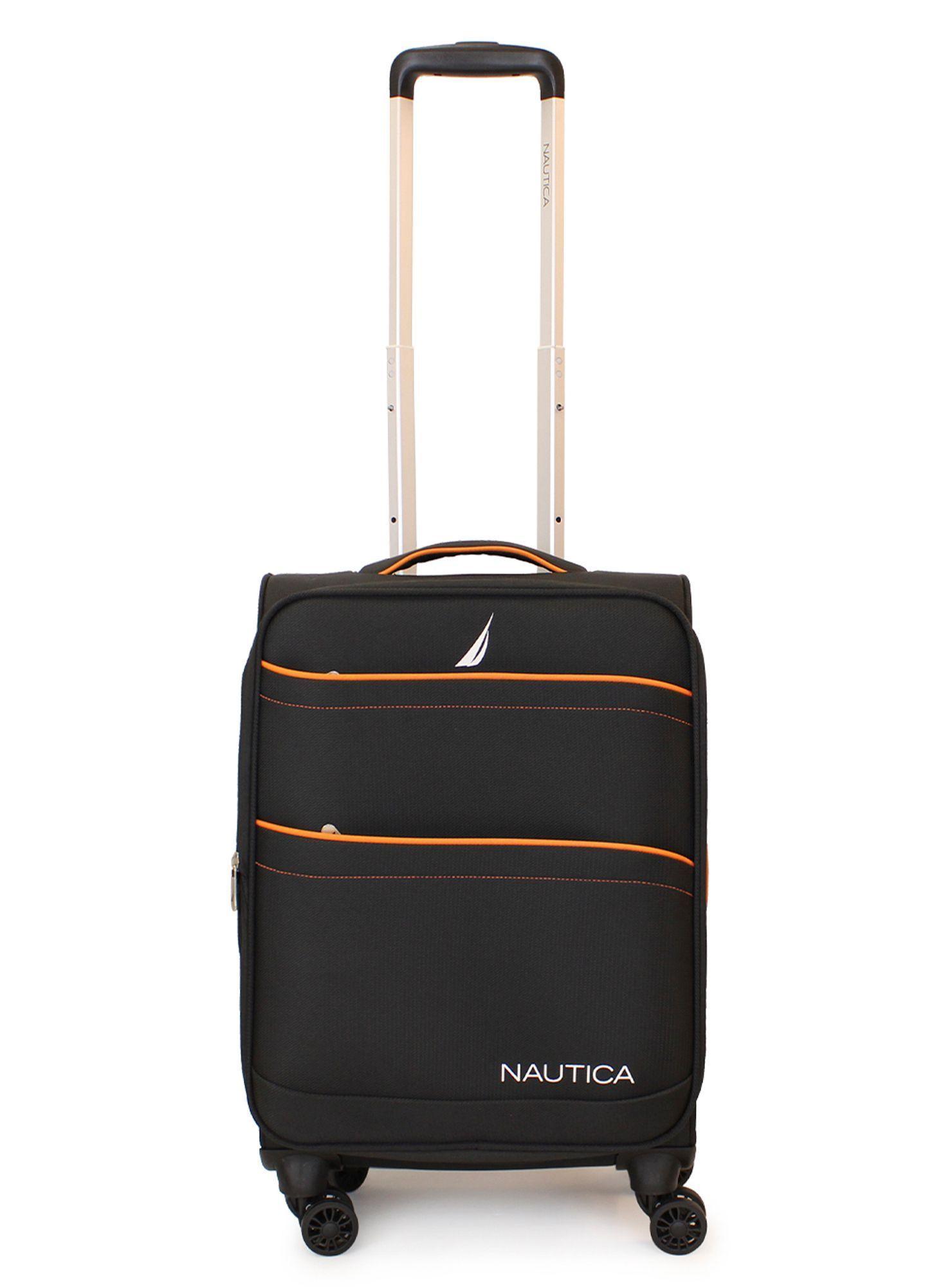 Maleta blanda de tela S de cabina Nautica Lisboa 10kg negra-0