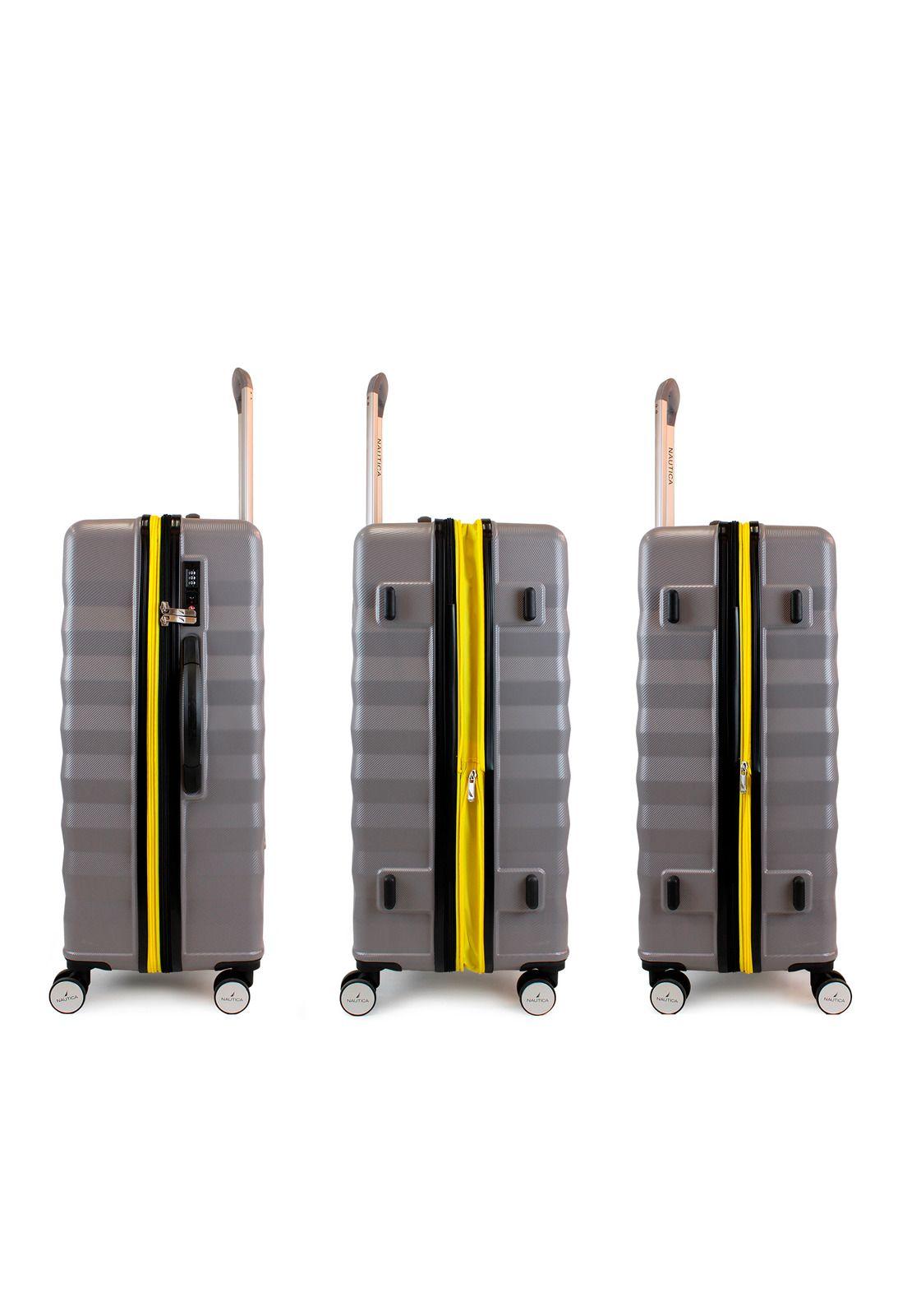 Pack 2 maletas Nautica M+L Polonia 20kg y 23kg gris-5