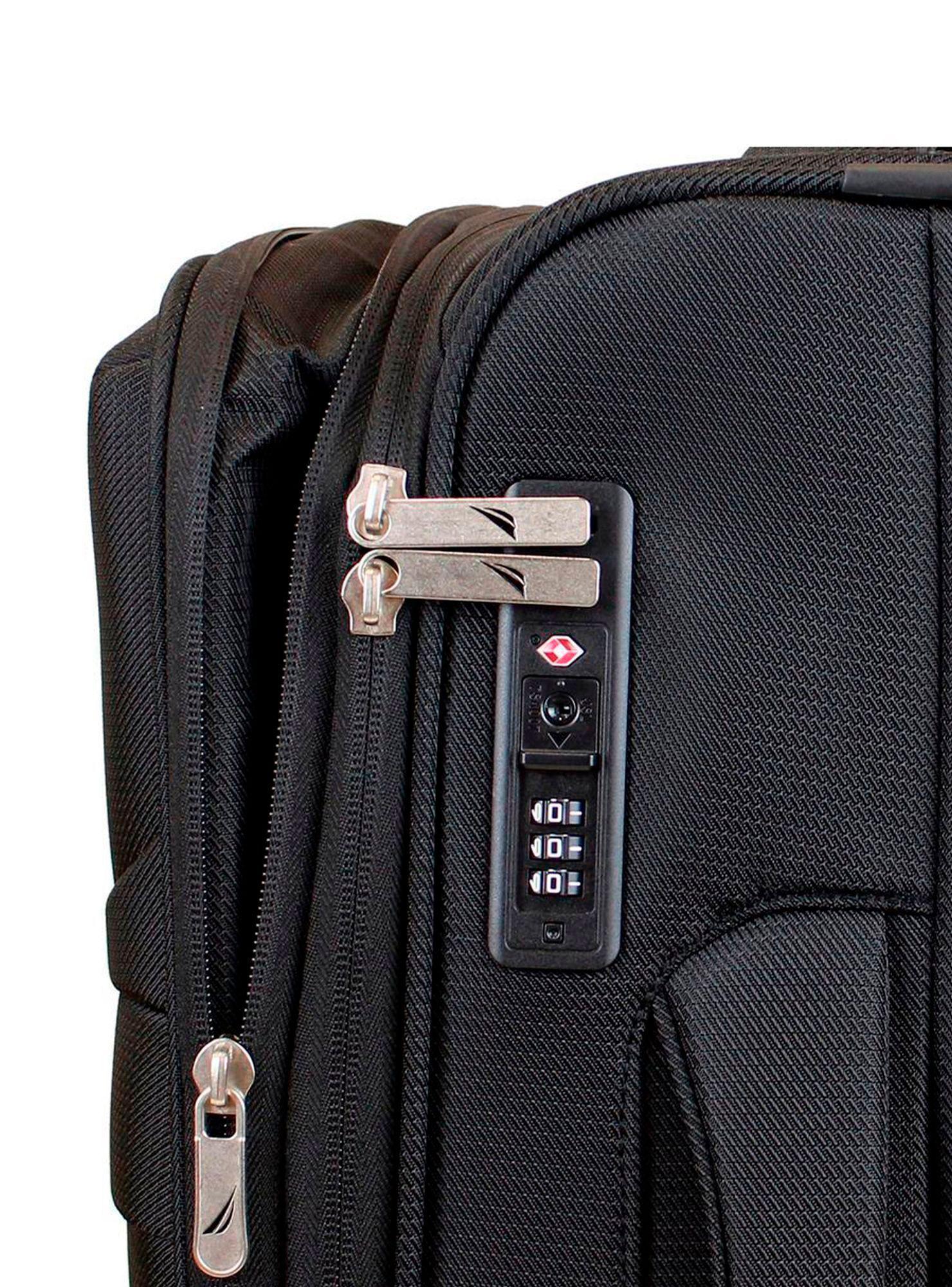 Maleta blanda de tela S de cabina Nautica Munich 10kg negra-2