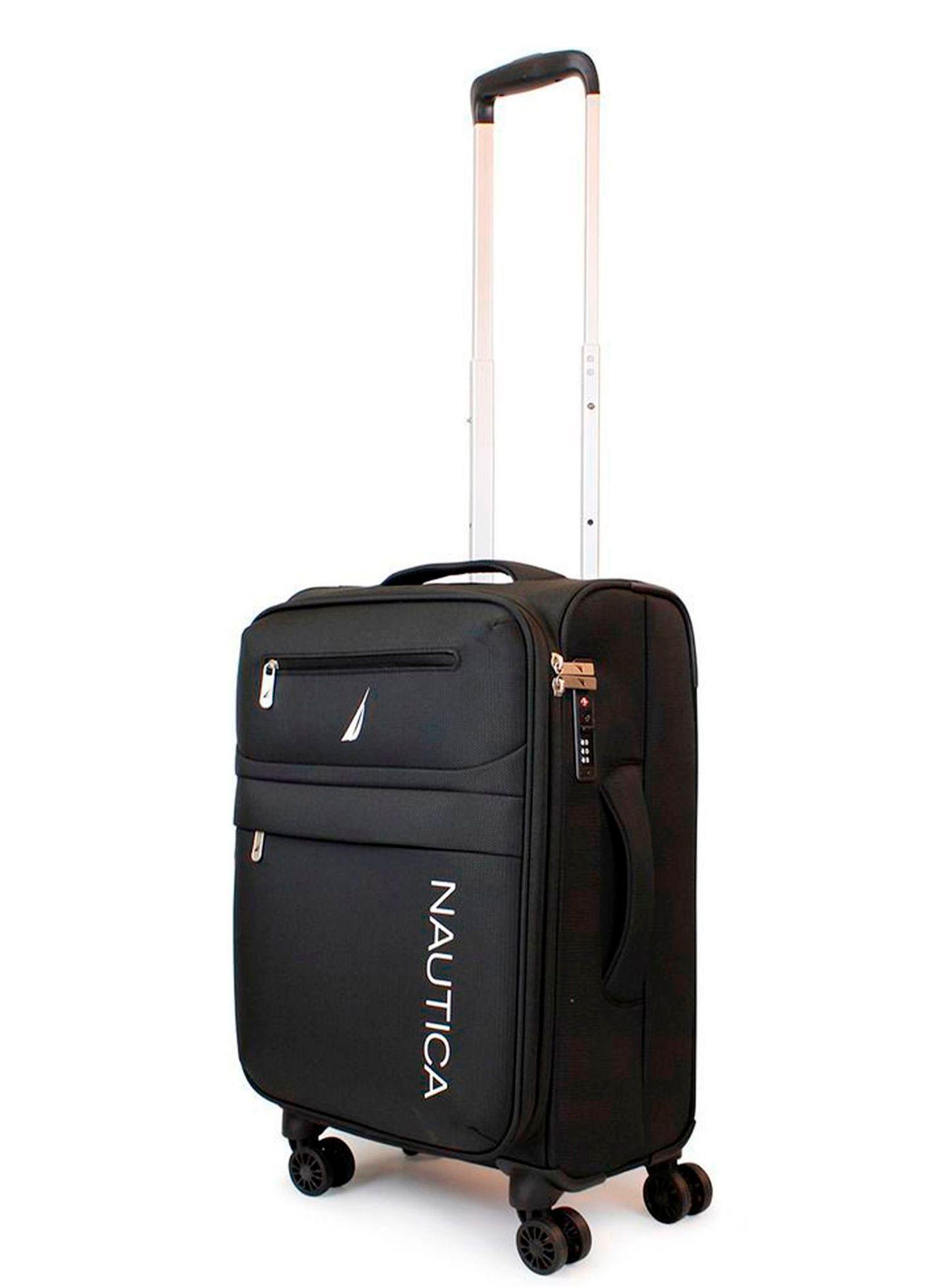 Maleta blanda de tela S de cabina Nautica Munich 10kg negra-5