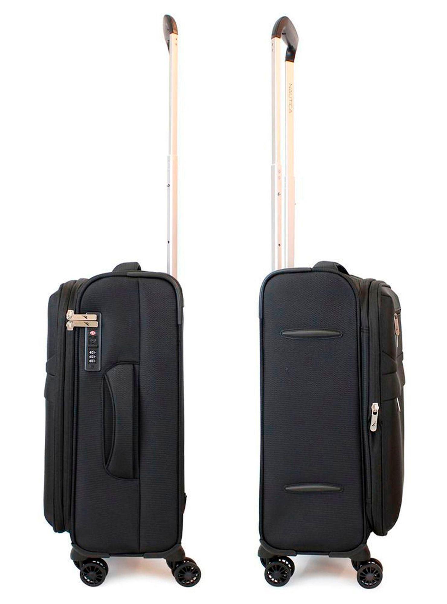 Maleta blanda de tela S de cabina Nautica Munich 10kg negra-6