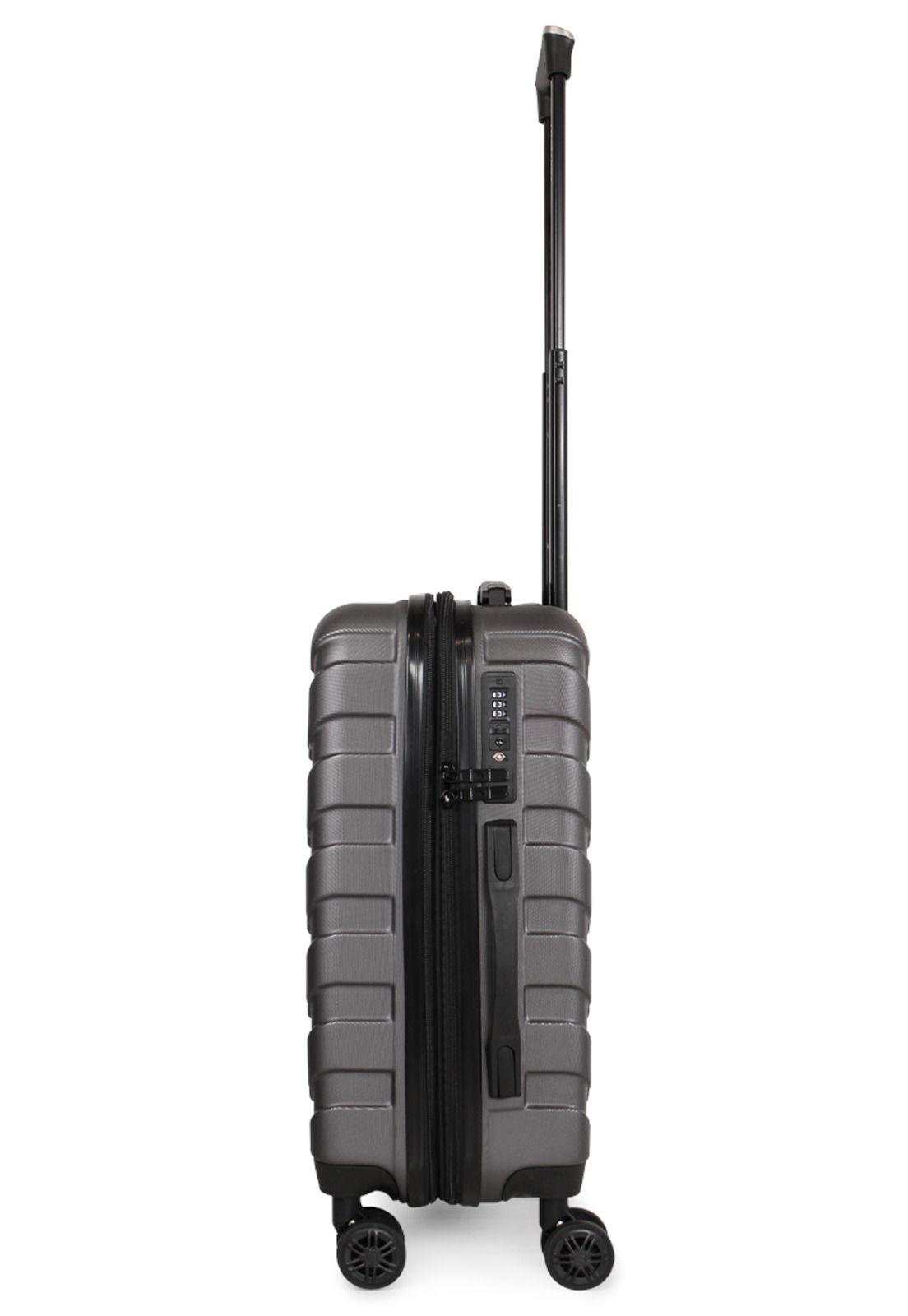Maleta cabina Soho S 10kg gris Nautica-7