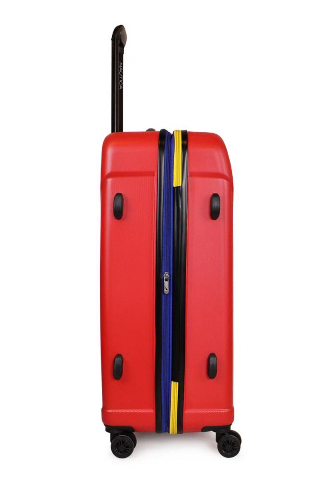 Set 3 maletas Prime S+M+L roja Nautica-6