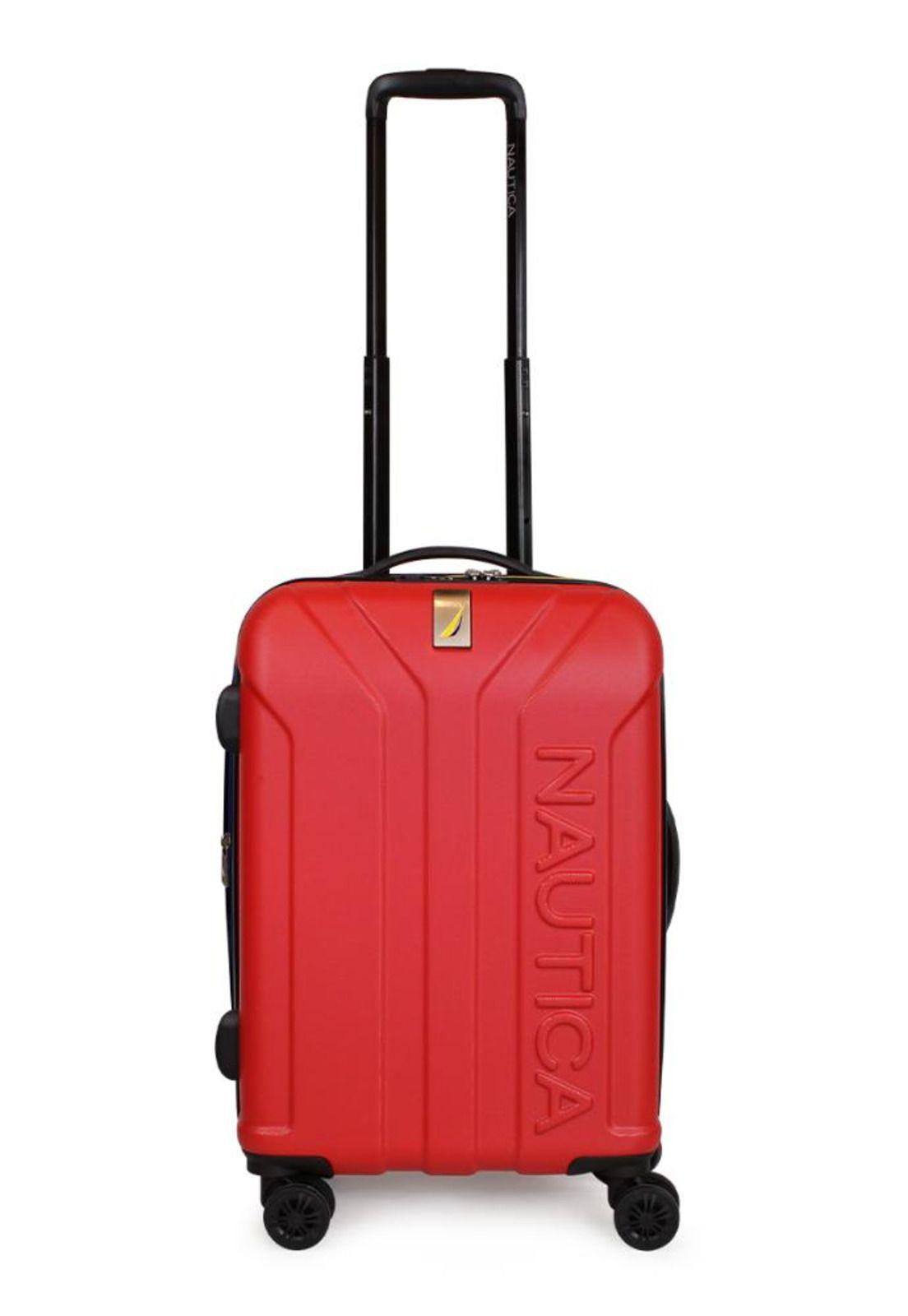 Set 3 maletas Prime S+M+L roja Nautica-8