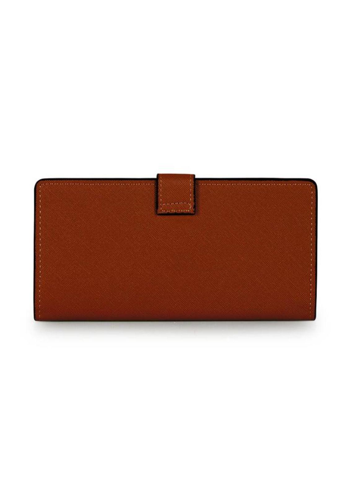 Billetera mujer Vesta café Carven-5