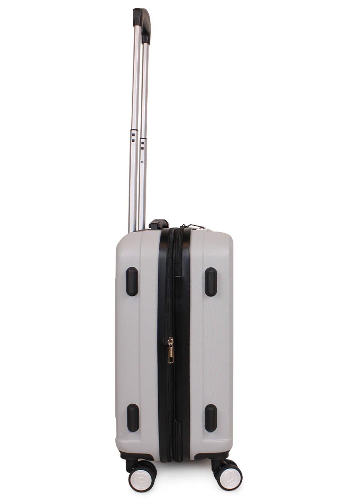 Maleta de cabina Flip gris + Bolso enrollable Goliat 80lts F-6
