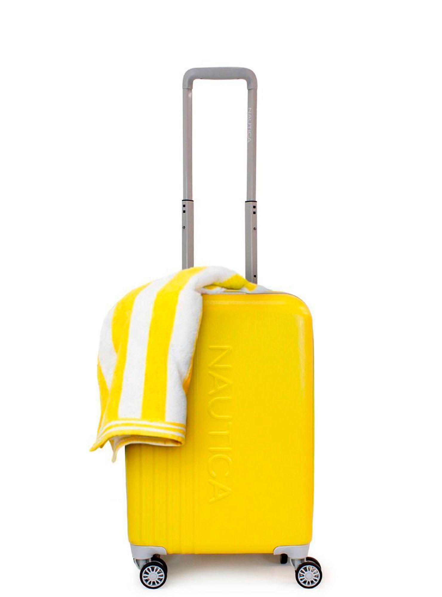 Pack Maleta cabina 10kg Summer amarilla + Toalla de playa Nautica-0