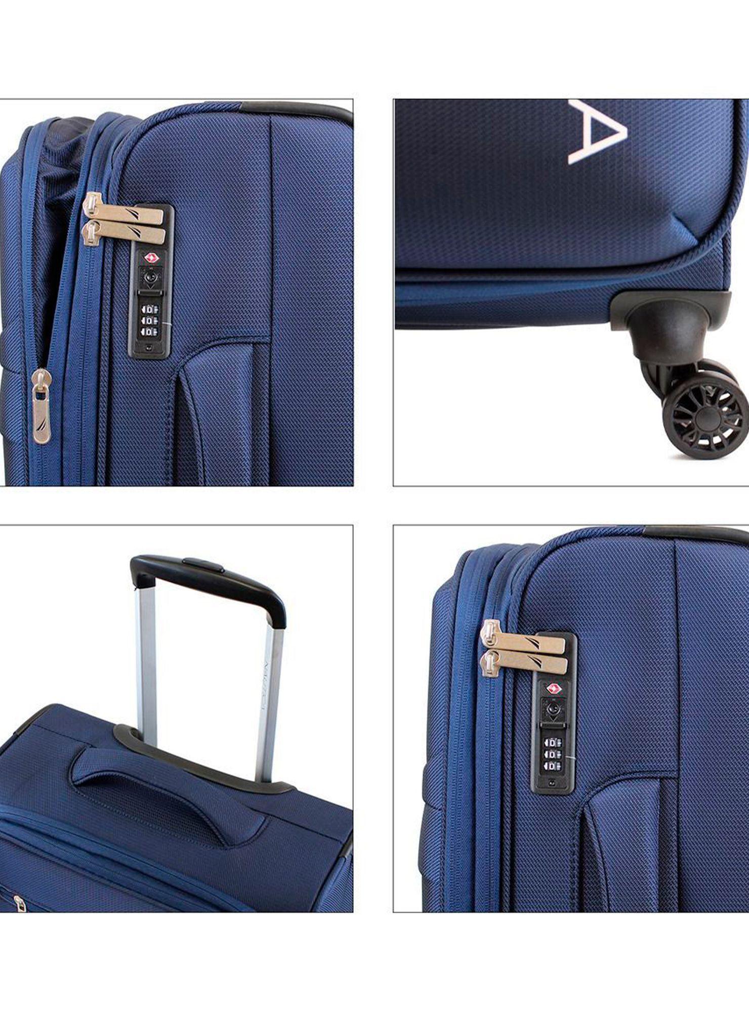 Pack 2 maletas blandas de tela M+L Nautica Munich 20k y 23k azul-2