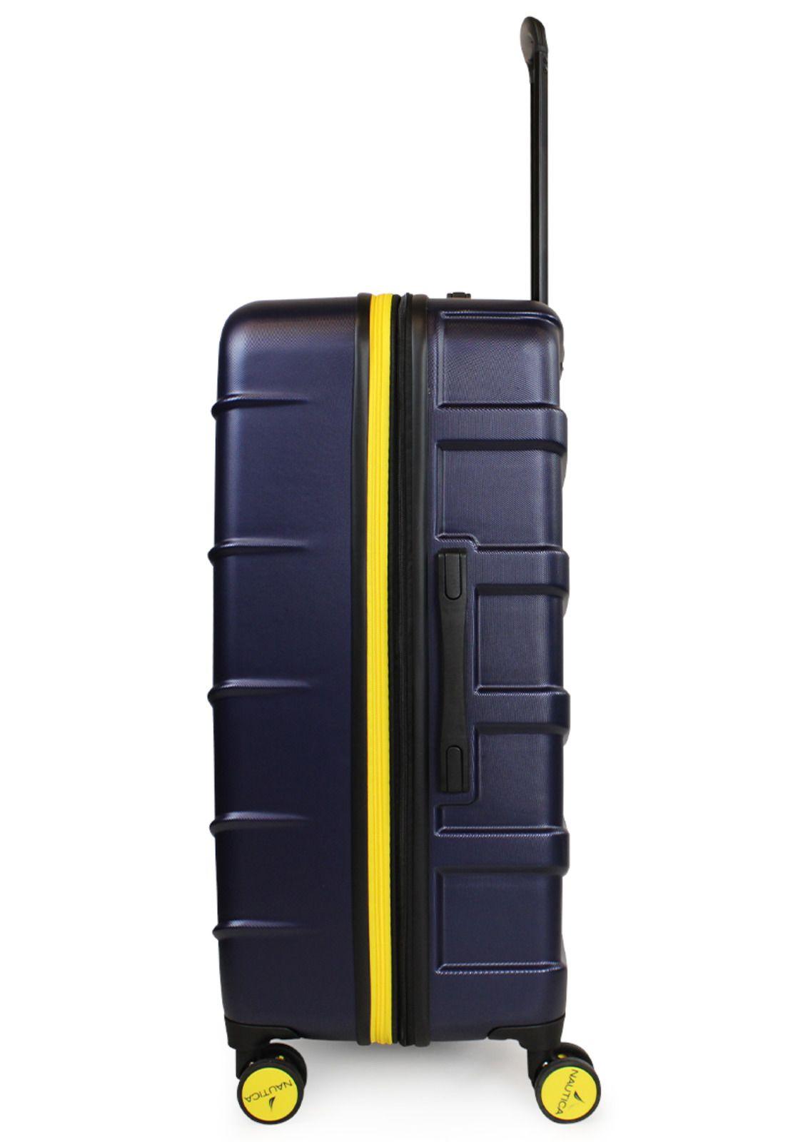 Maleta grande Mónaco azul L 23kg Nautica-6