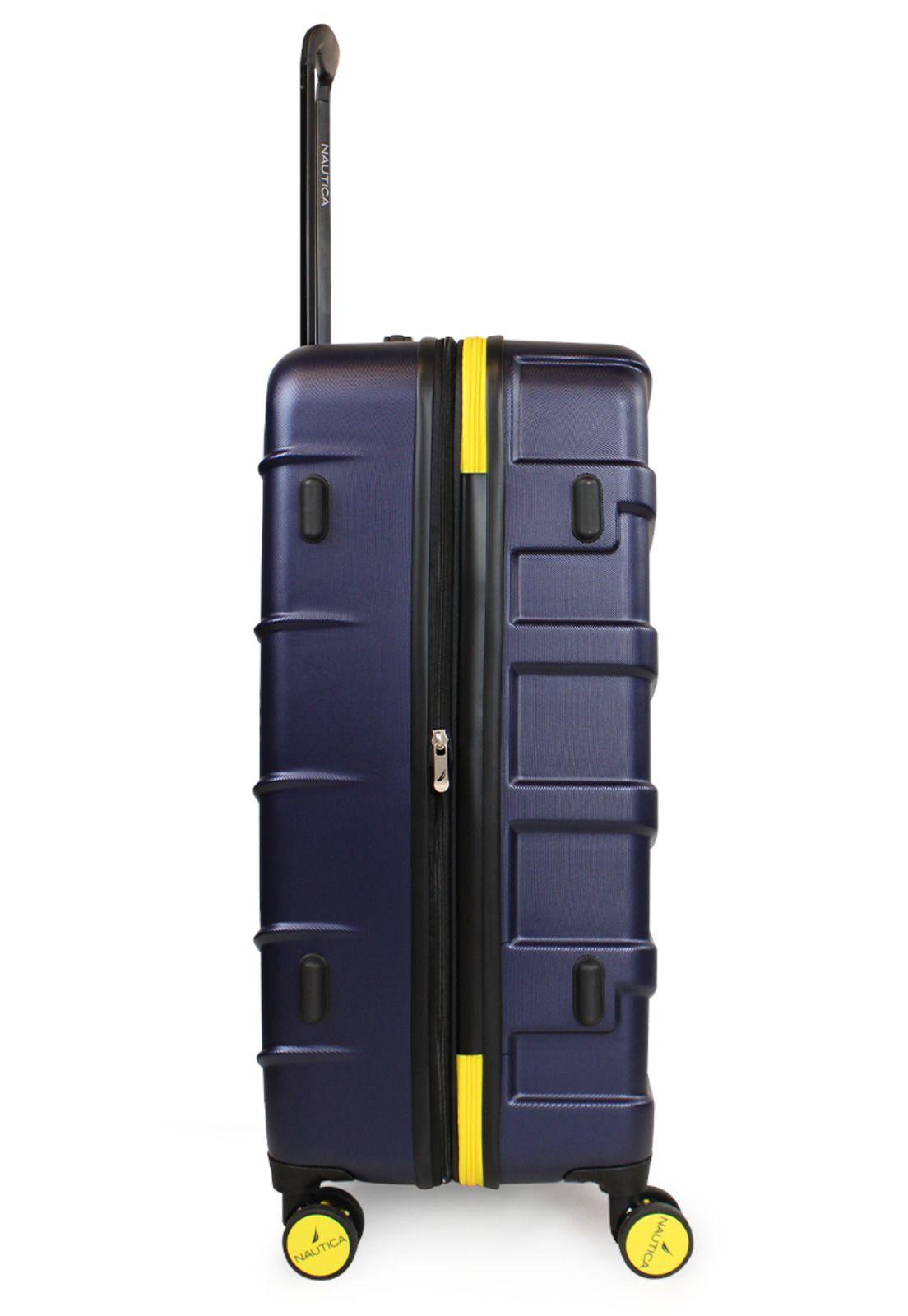 Maleta grande Mónaco azul L 23kg Nautica-7