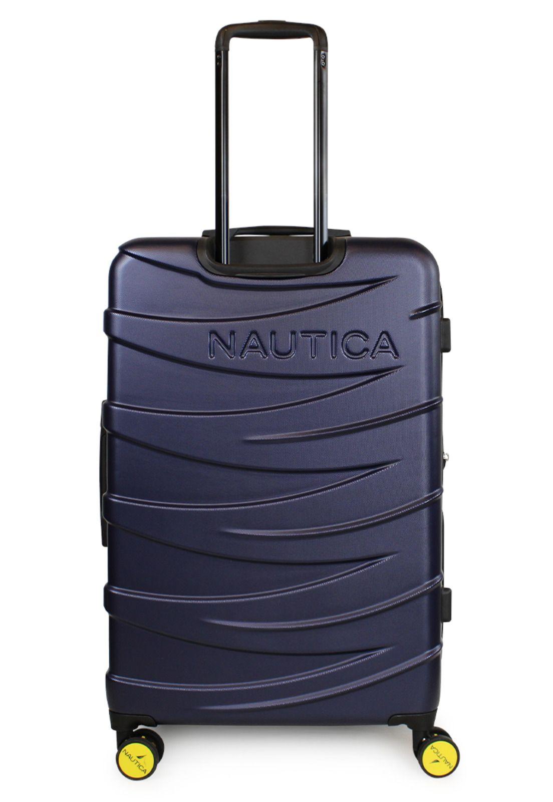 Maleta grande Mónaco azul L 23kg Nautica-8
