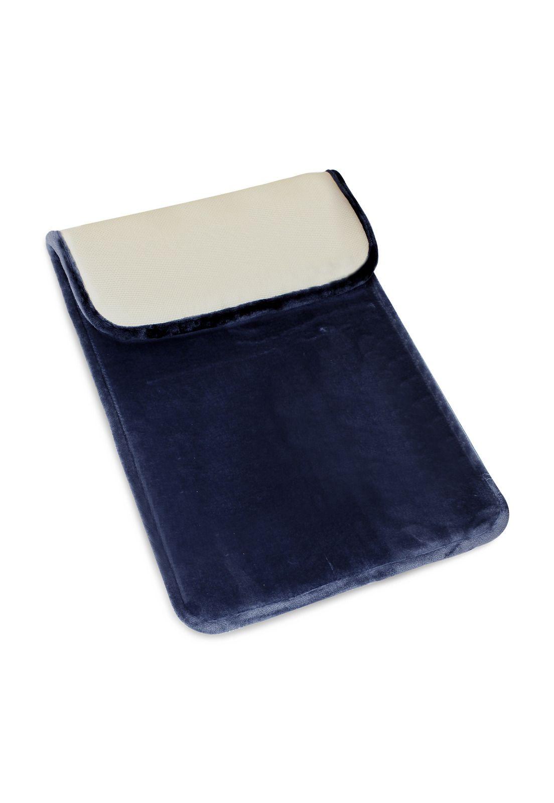 Alfombra de Baño Nautica flannel 50x80cm absorbente azul marino-2