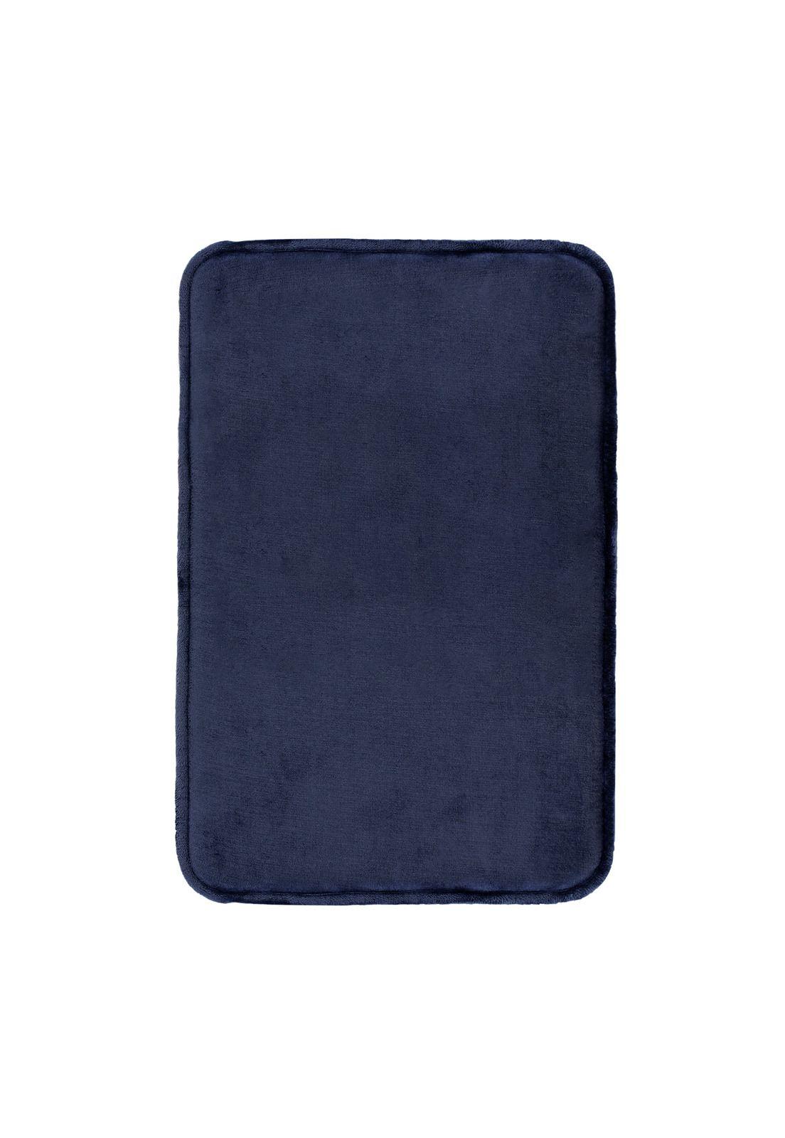 Alfombra de Baño Nautica flannel 50x80cm absorbente azul marino-5