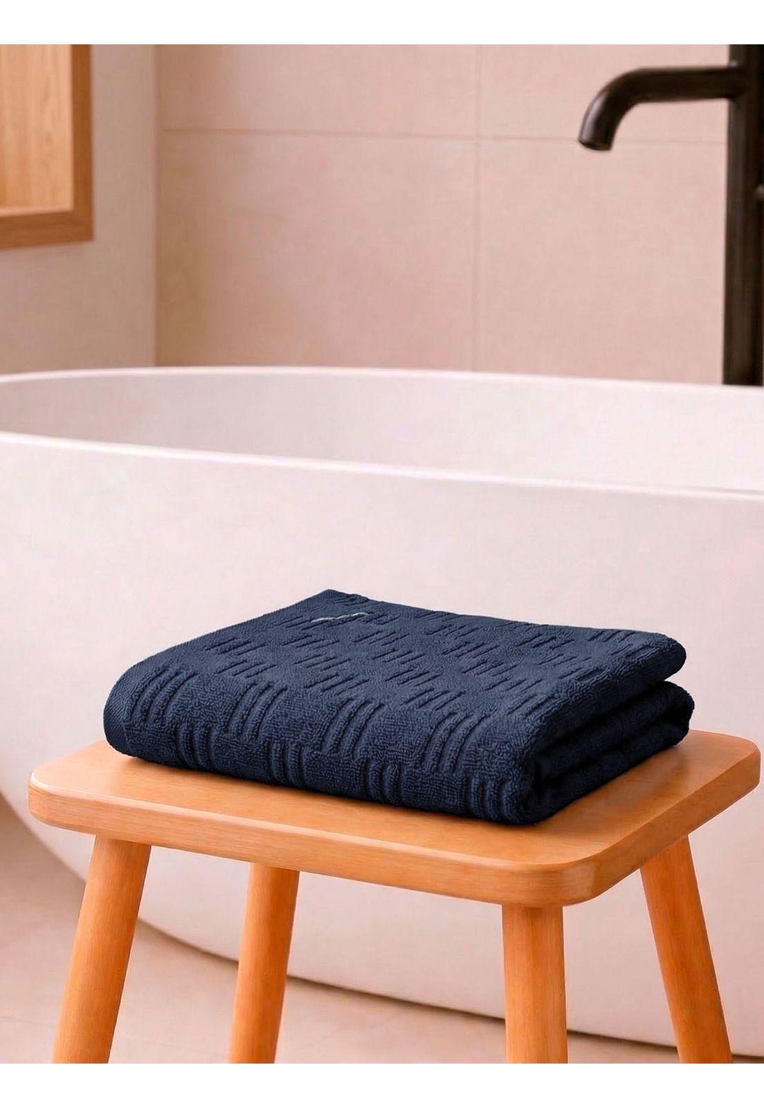 Toalla de Baño Cuerpo SAVOY Nautica Home 76x137cm 100% algodón ultra suave azul-0