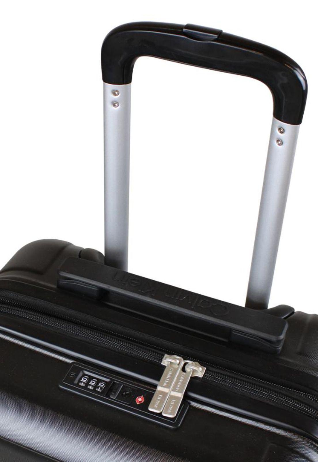 Pack 2 maletas Expression S de cabina 10kg + grande 23kg negra Calvin Klein-3