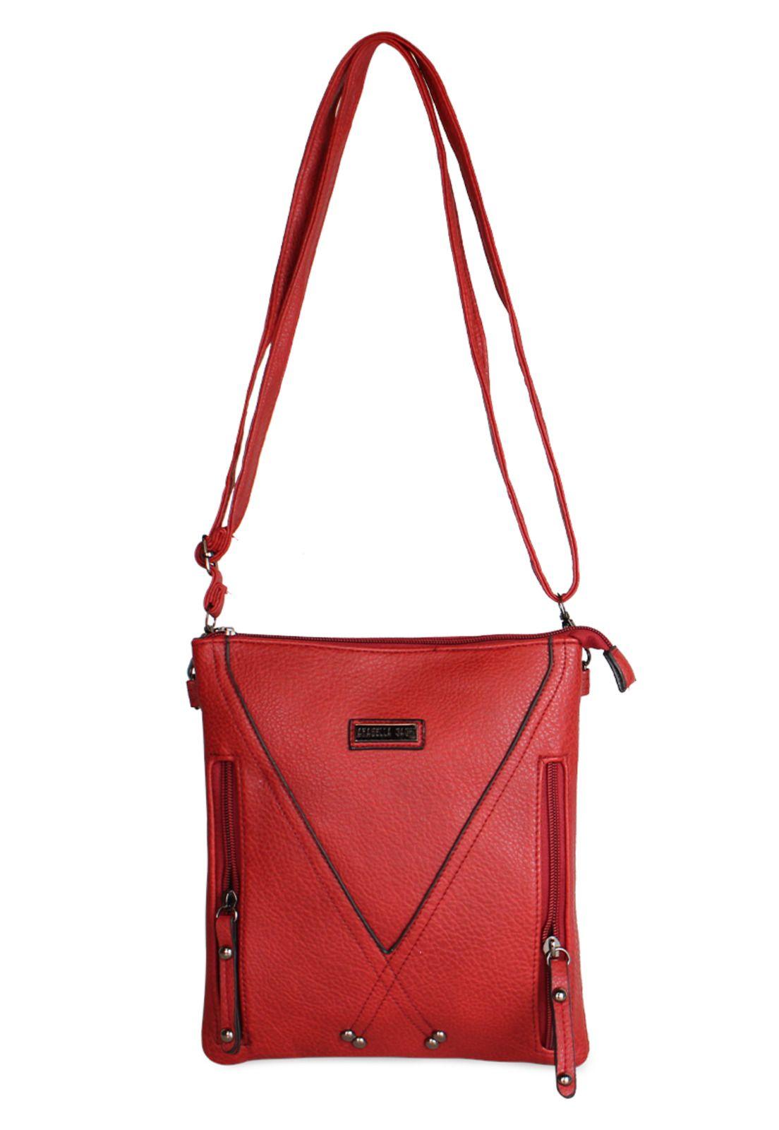 Cartera bandolera Pascal roja Anabella Sachi-0